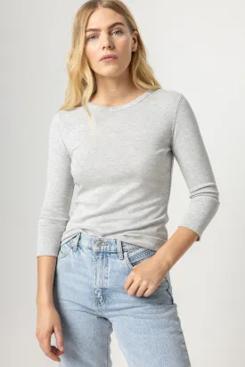 Lilla P 3/4 sleeve crewneck tee