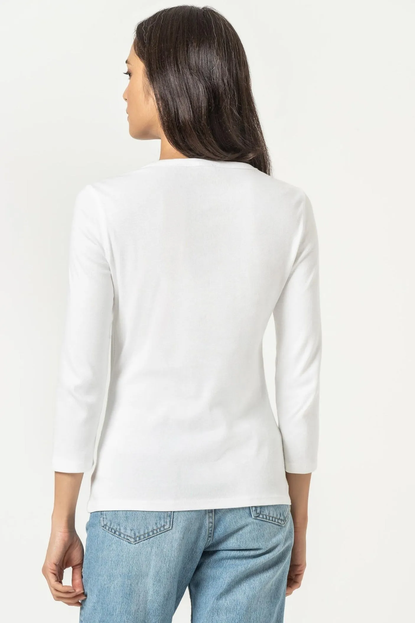 Lilla P 3/4 sleeve crewneck tee