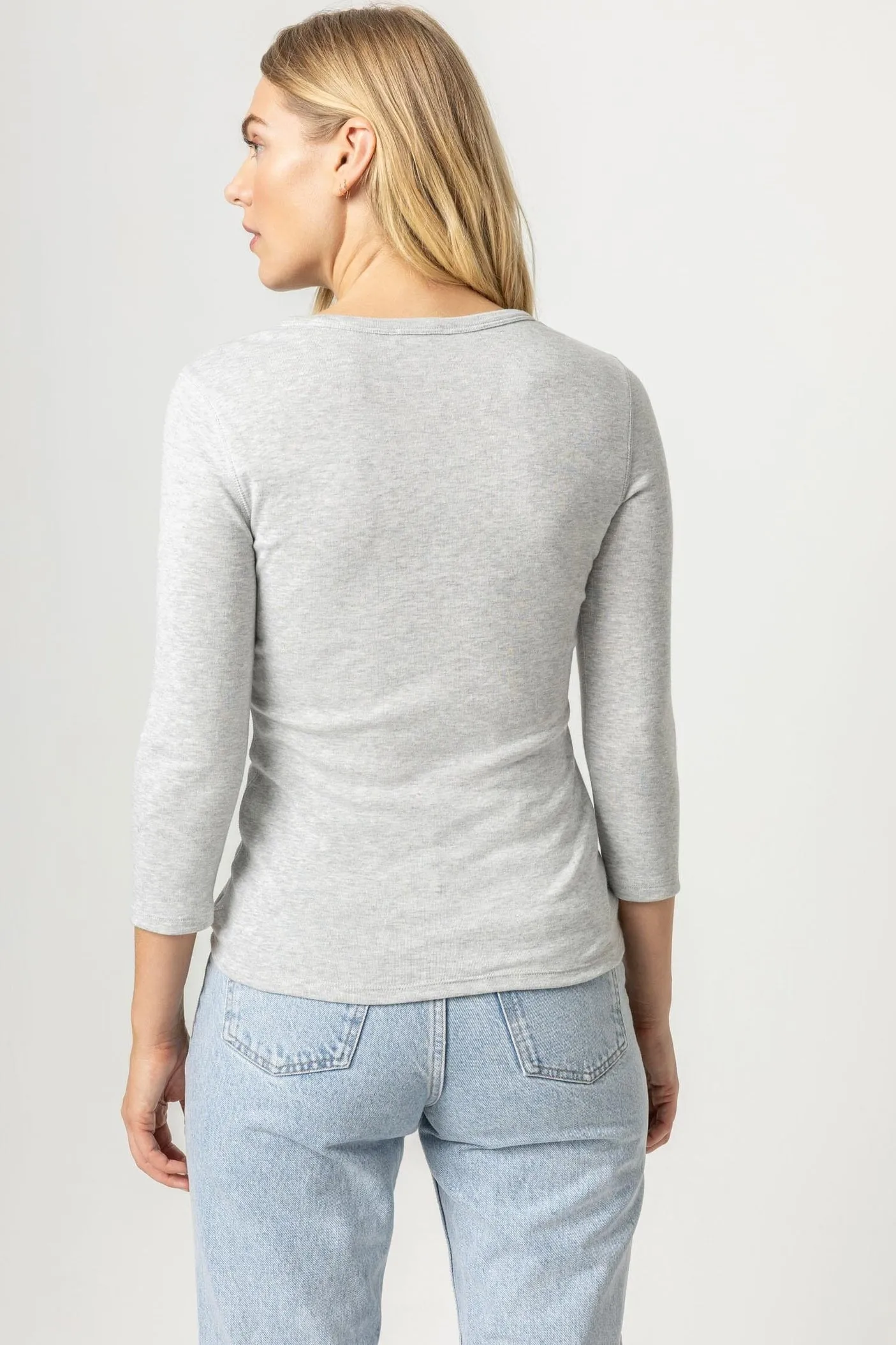 Lilla P 3/4 sleeve crewneck tee