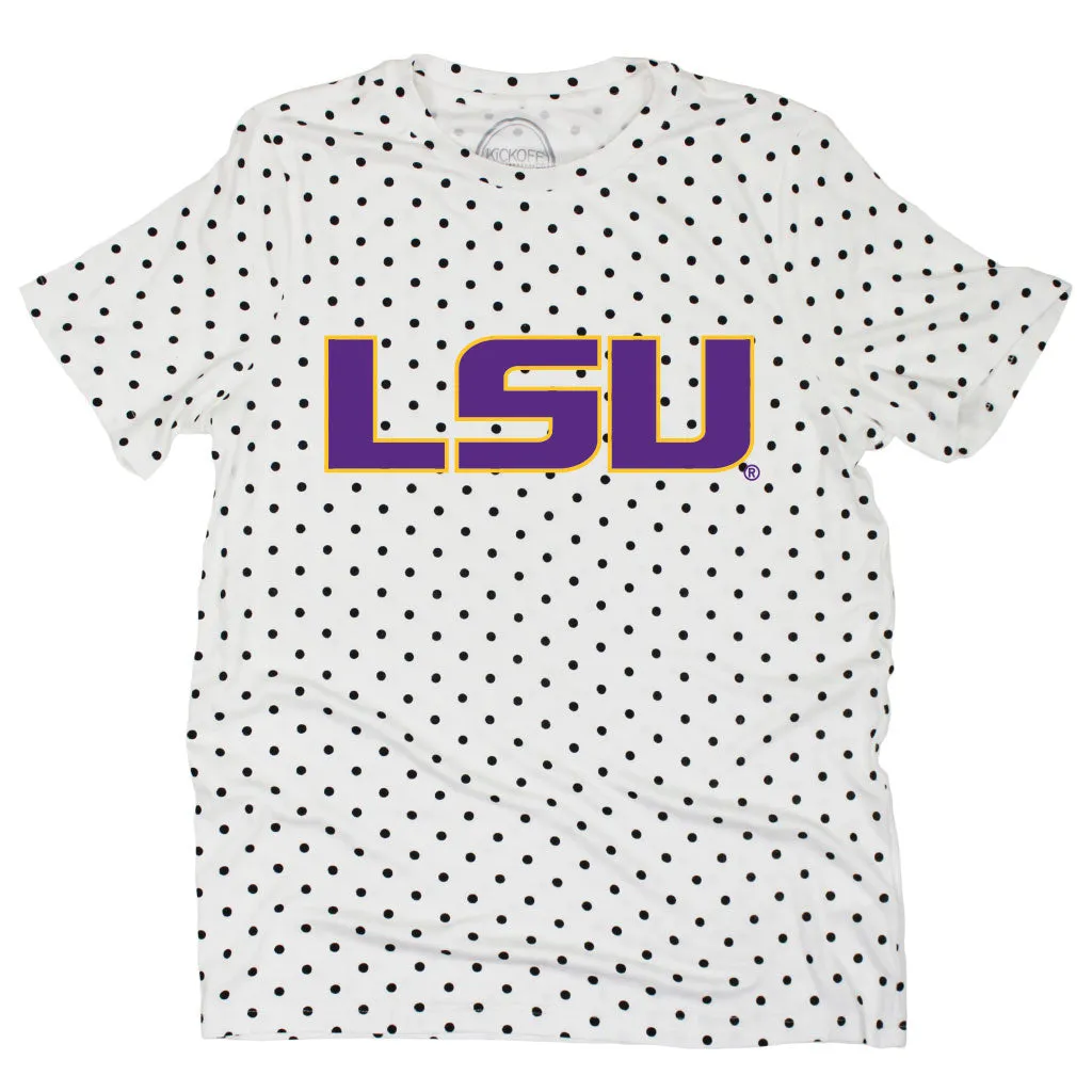 LSU Halftime Polka Dot Tee