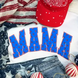 Stylish Mama Stars PUFF Pigment Dyed Tee