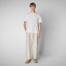 Man's t-shirt Bram in off white