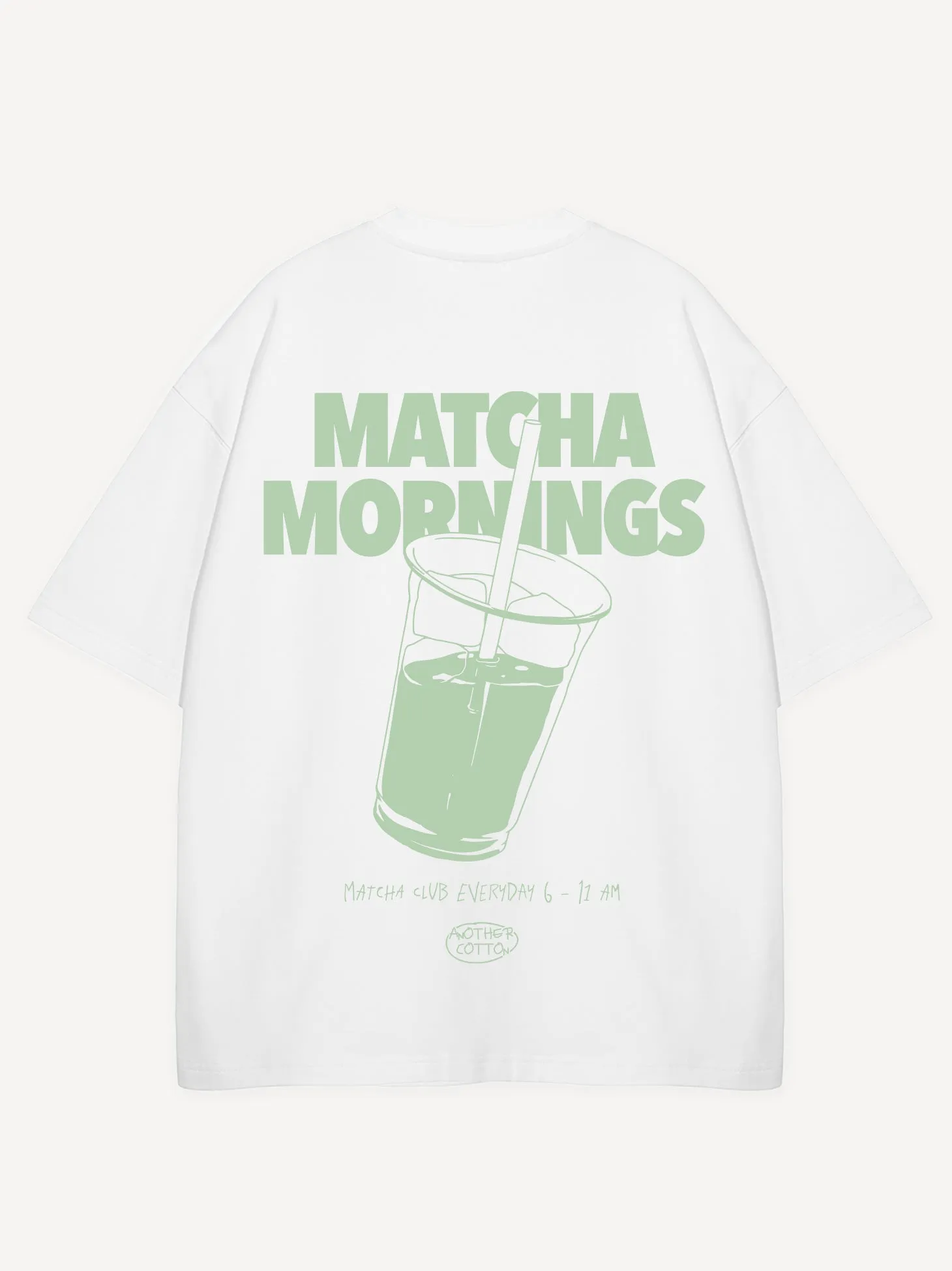 Matcha Mornings Oversized T-Shirt