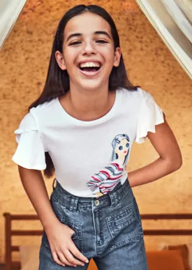 Mayoral 6024 084 - White T-Shirt