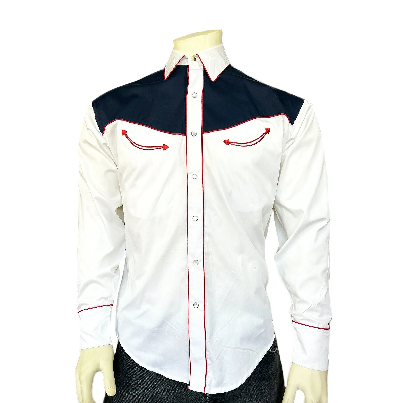 Men's America the Beautiful Embroidered Western Shirt
