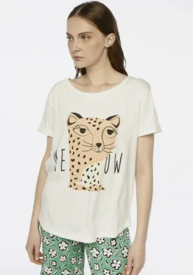 Meow Leopard T-Shirt