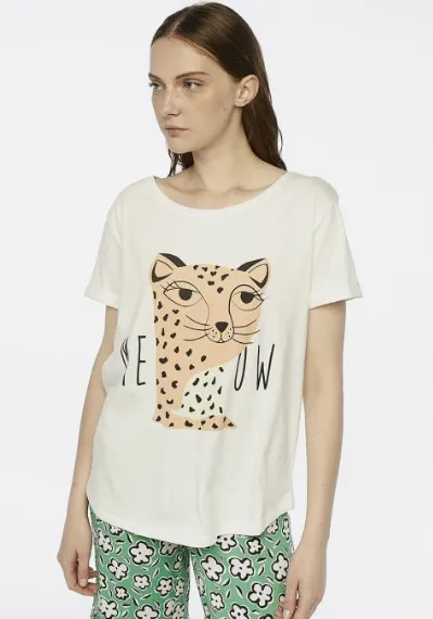 Meow Leopard T-Shirt