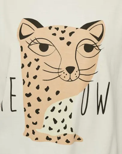 Meow Leopard T-Shirt