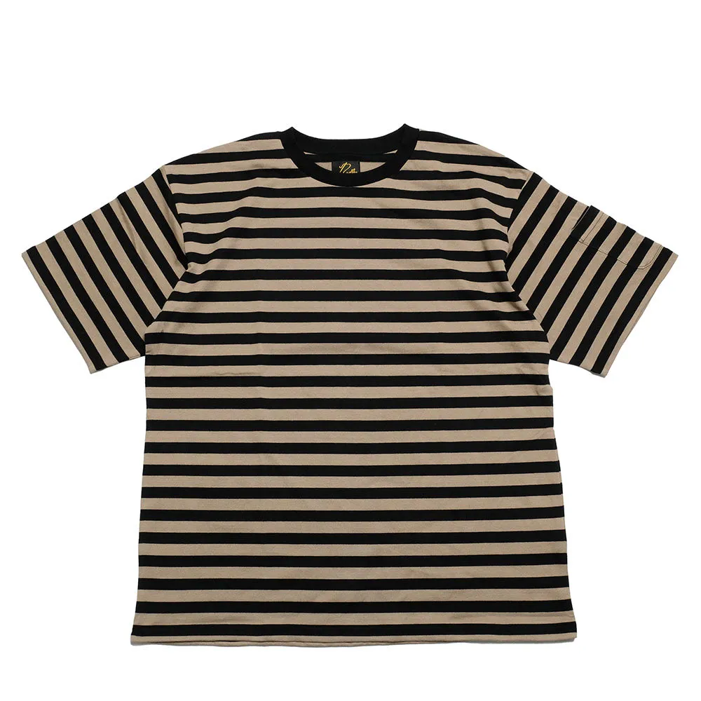 Needles - S/S Crew Neck Tee - Cotton Stripe Jersey - OT258