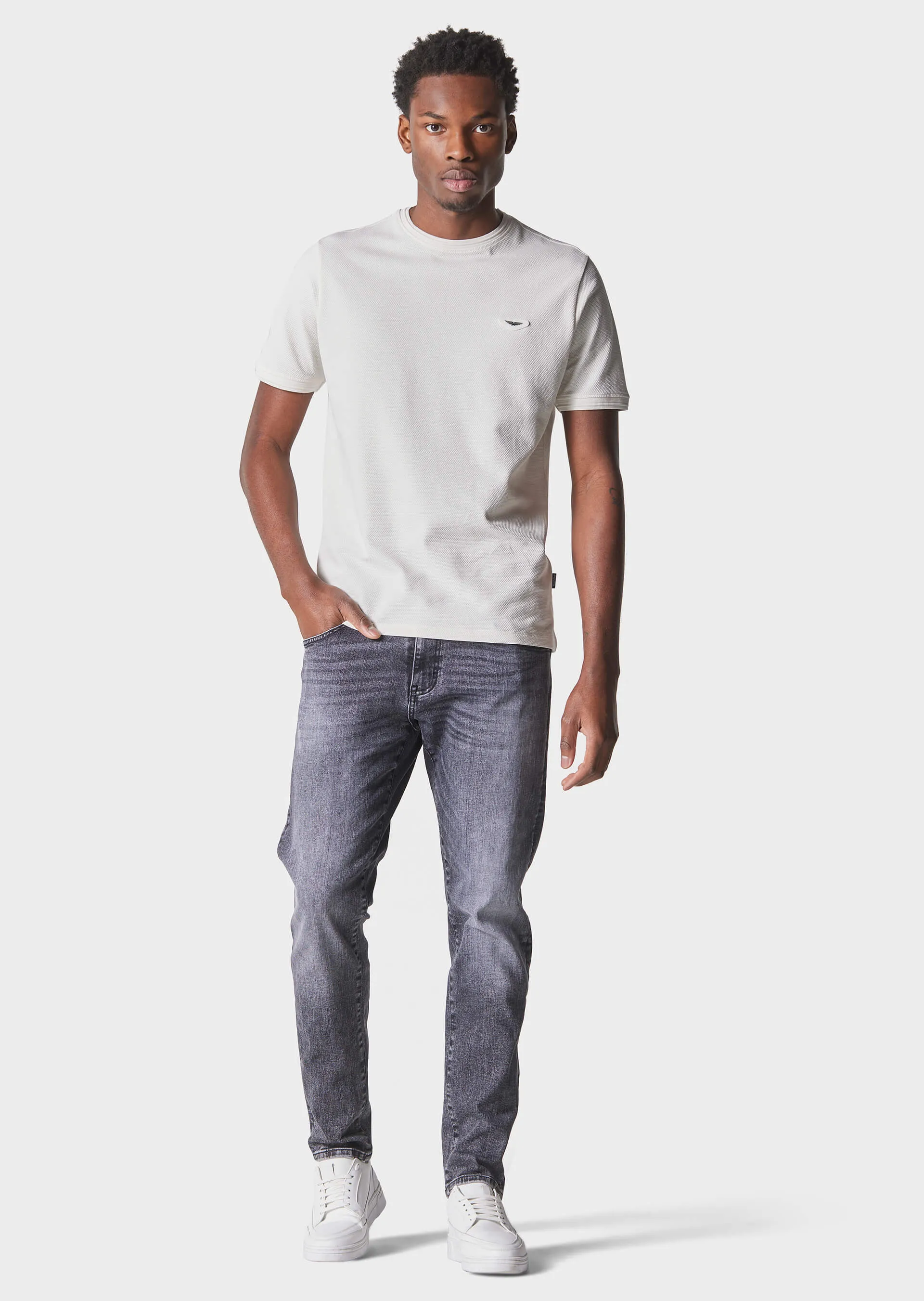 Niven Bone White T-Shirt
