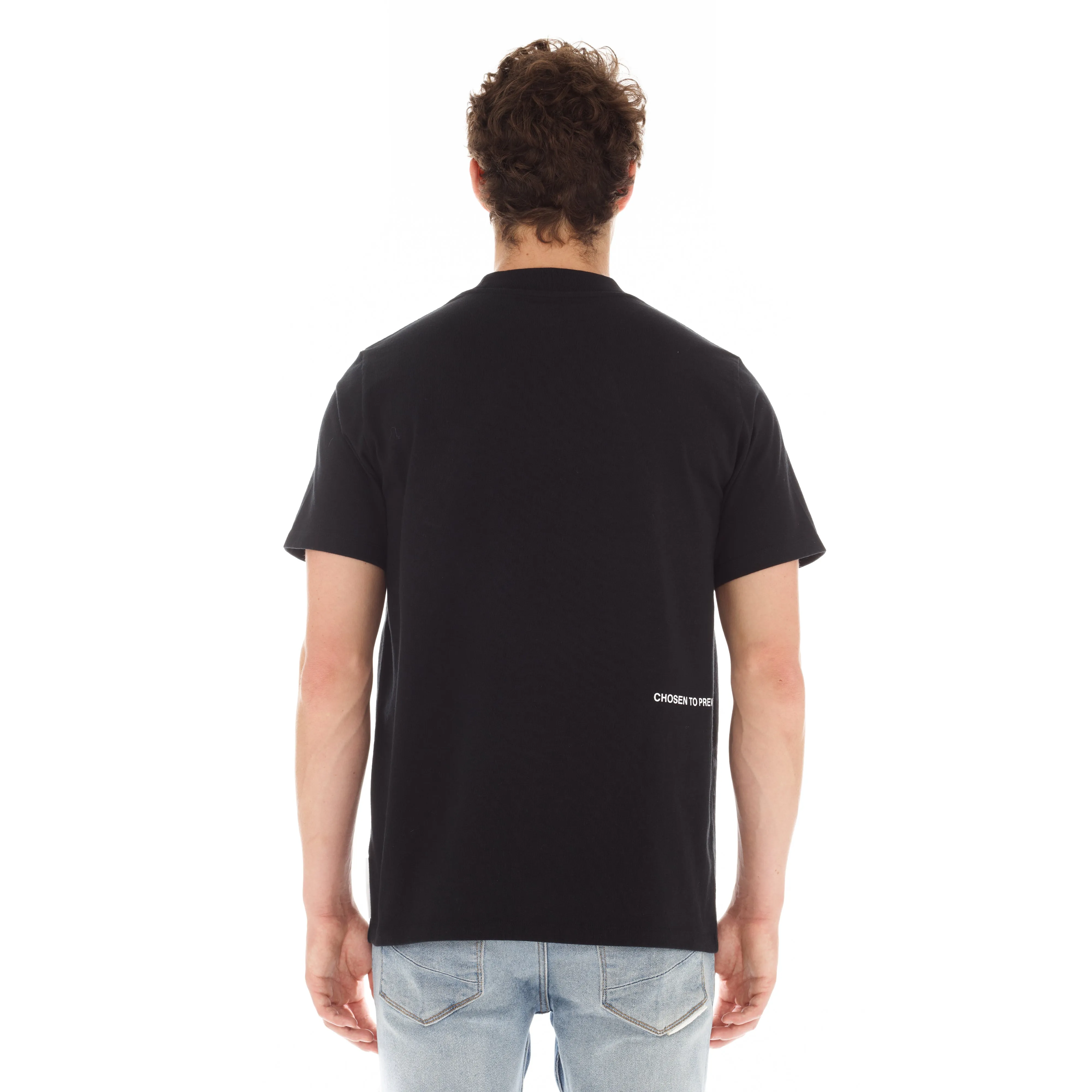 NOVELTY TEE "CELESTIAL" IN BLACK