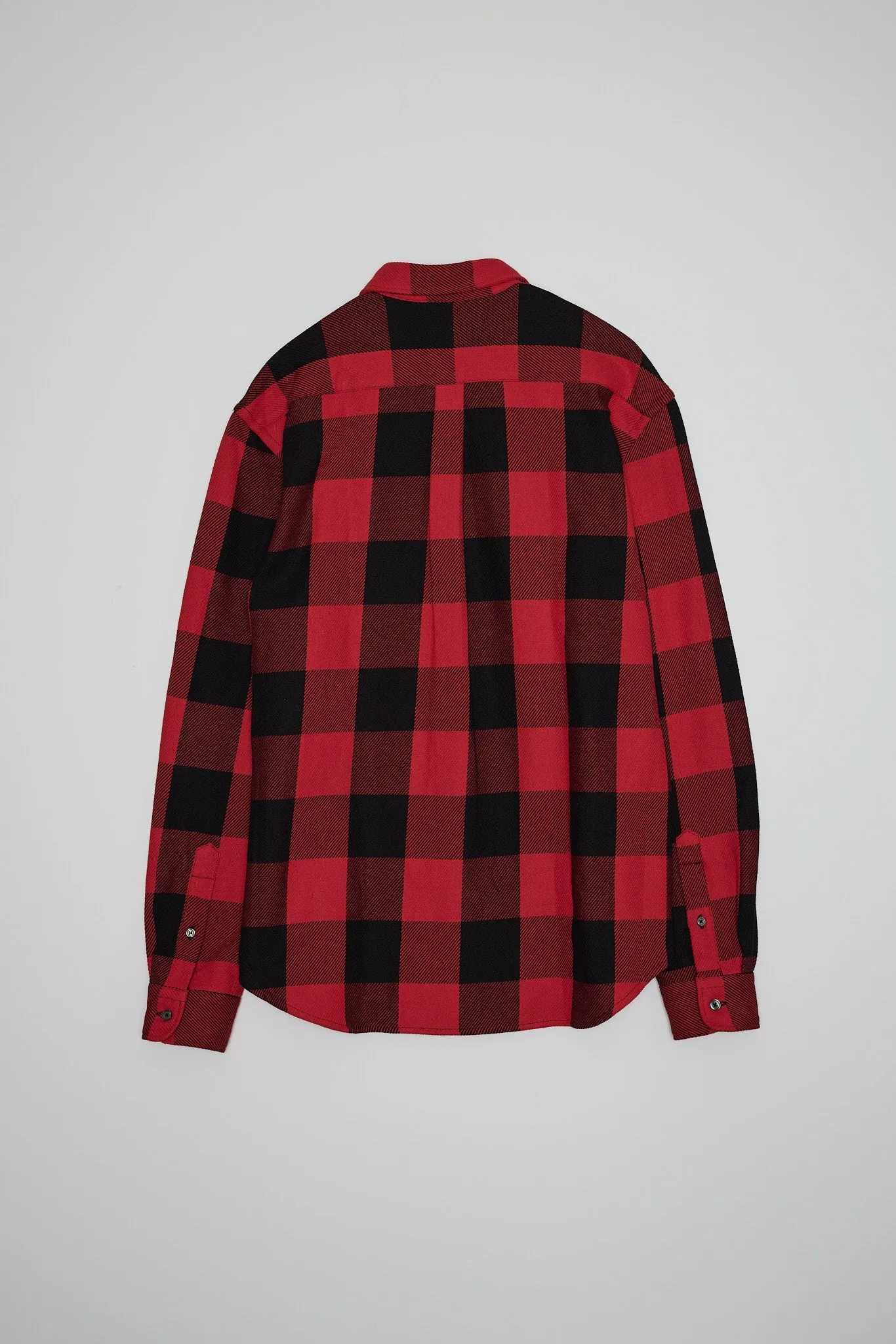 NS1190-92 Japanese Buffalo Twill in Red and Black