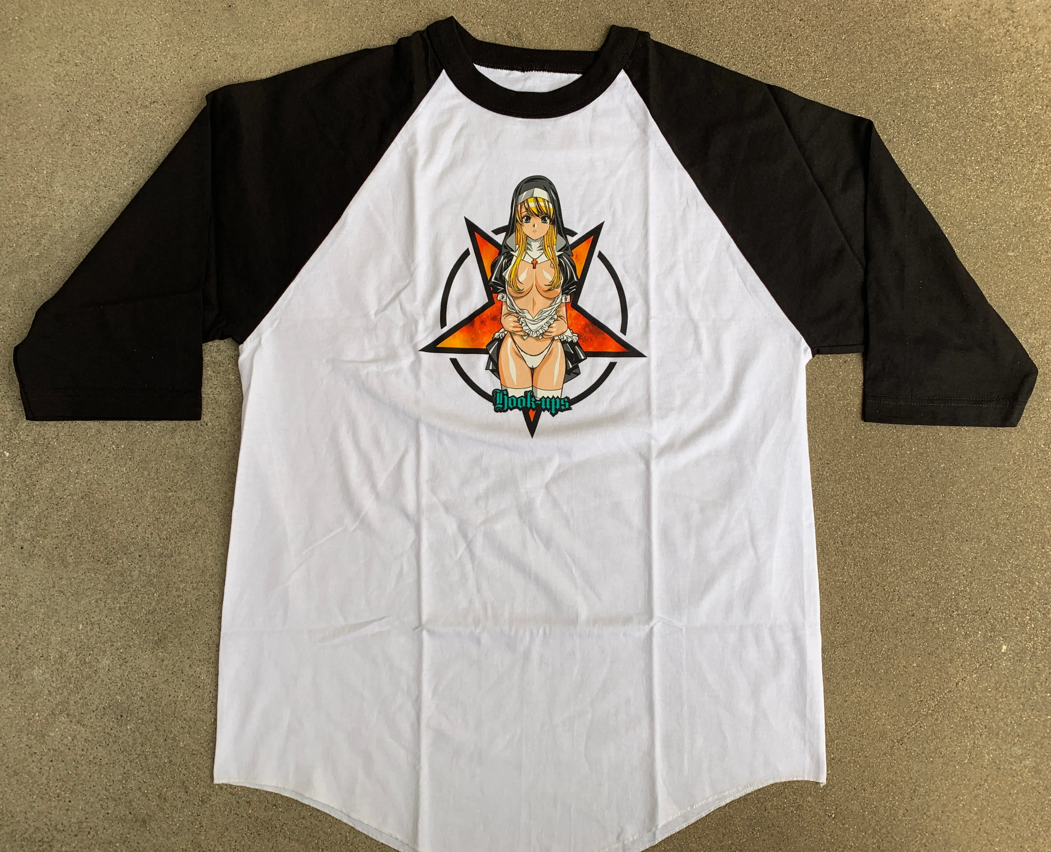 Nun Raglan t-shirt