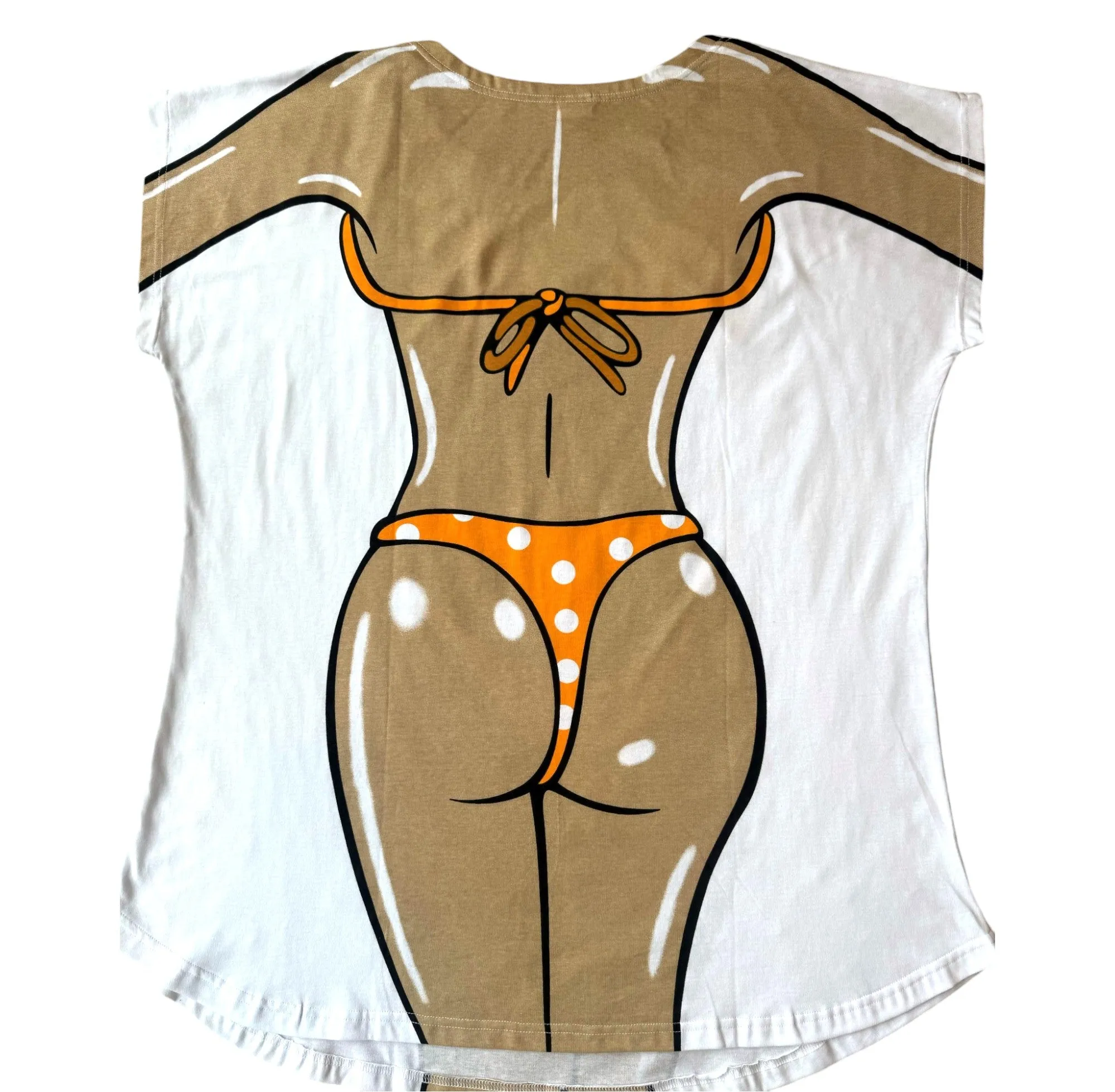 Orange Polka Dot Women's Cover Up
