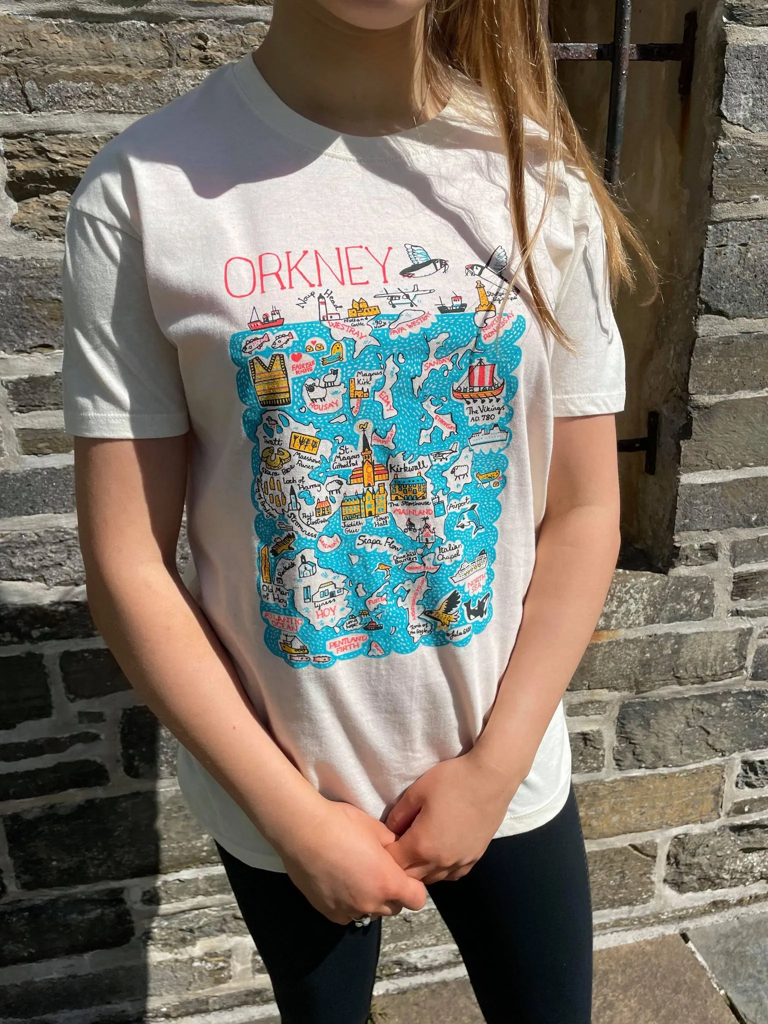 Orkney Map T-Shirt - Exclusive to Judith Glue