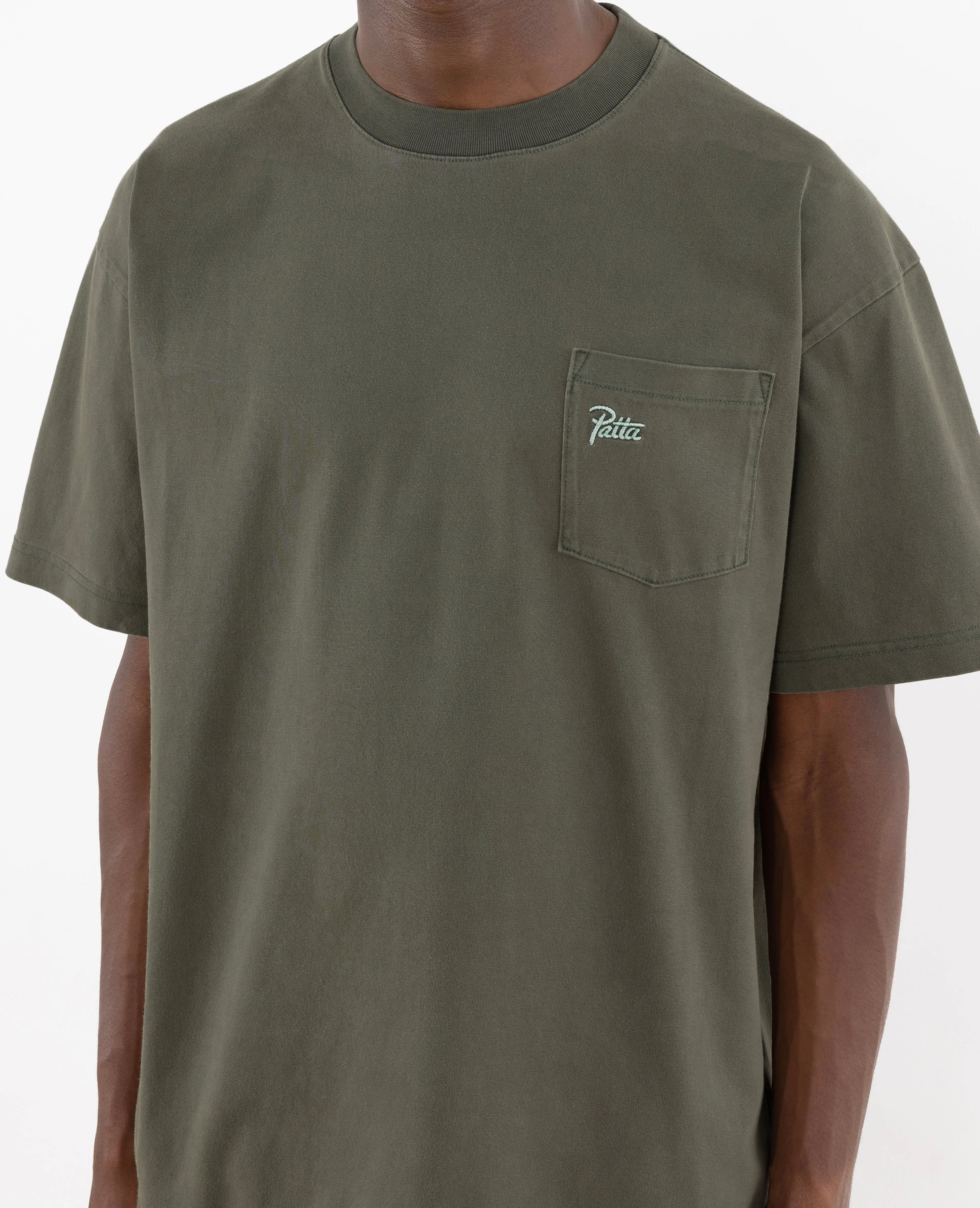 Patta Basic Washed Pocket T-Shirt (Beetle)