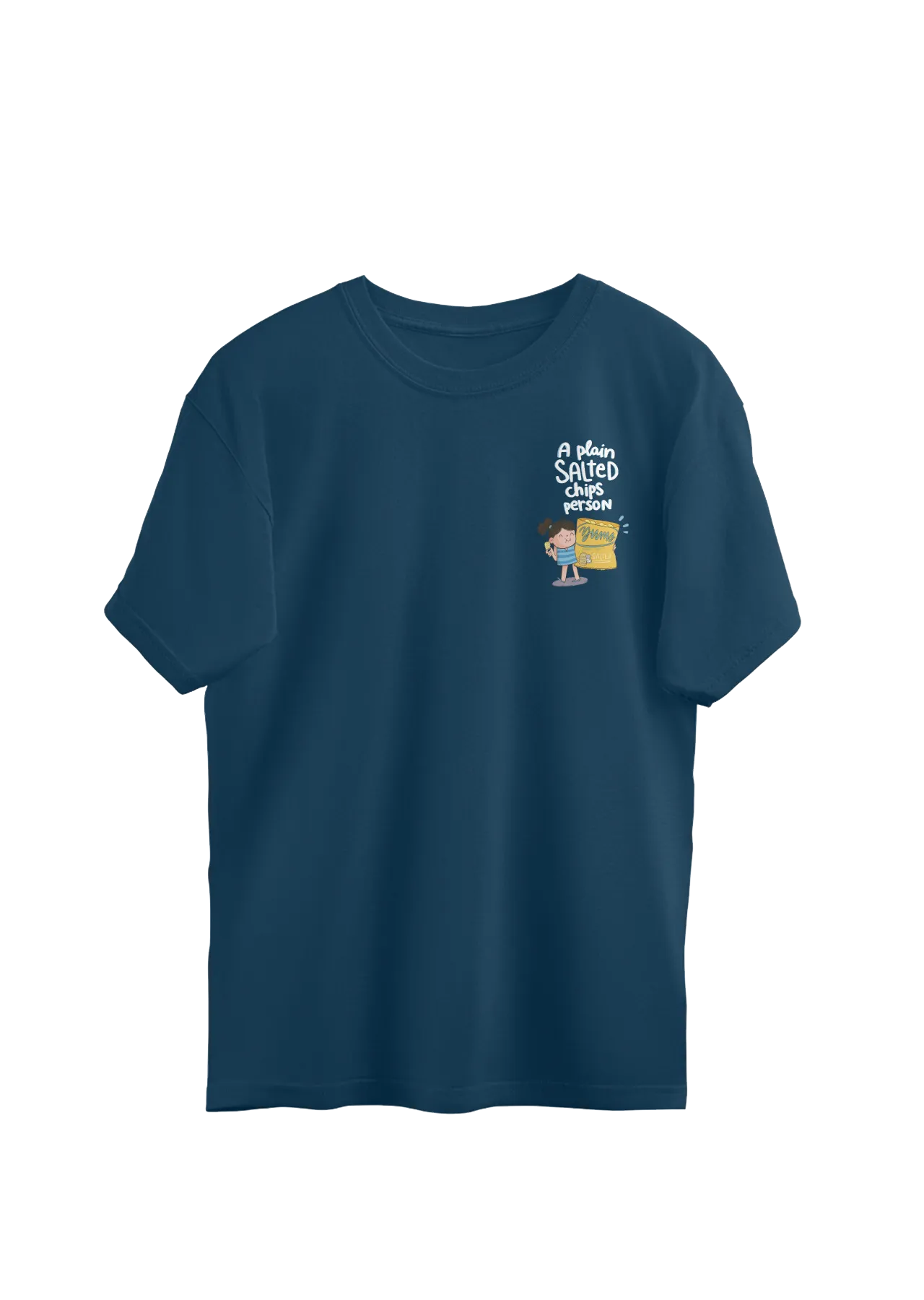 Plain Salted Oversized T-Shirt