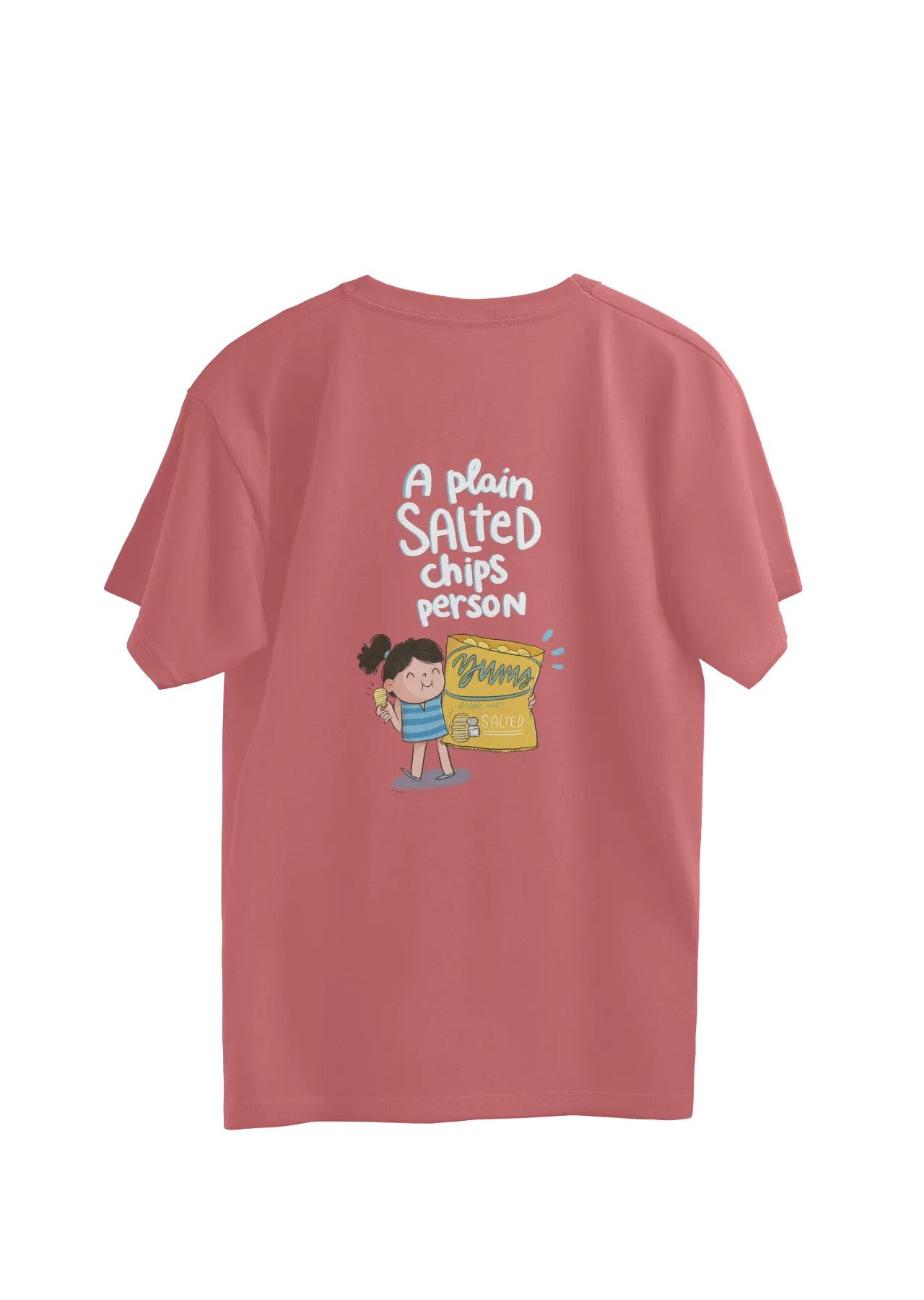 Plain Salted Oversized T-Shirt