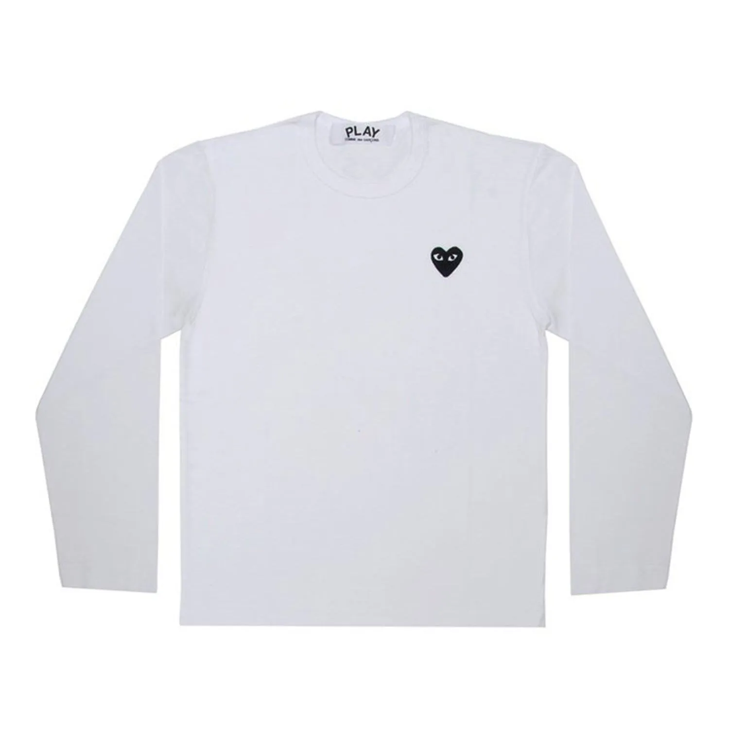 PLAY LITTLE BLACK HEART LONG SLEEVE T-SHIRT