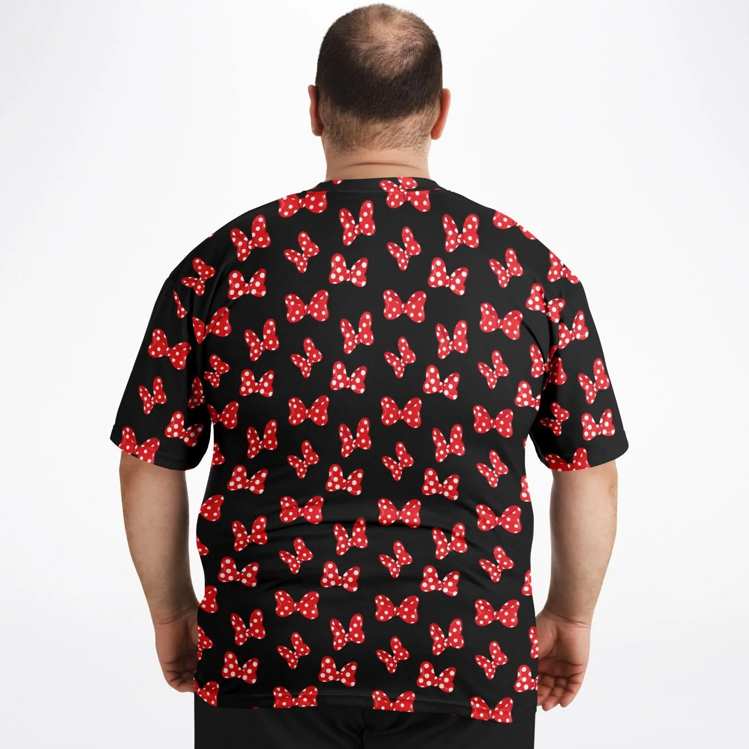 Polka Dot Bows Unisex Plus-size T-Shirt