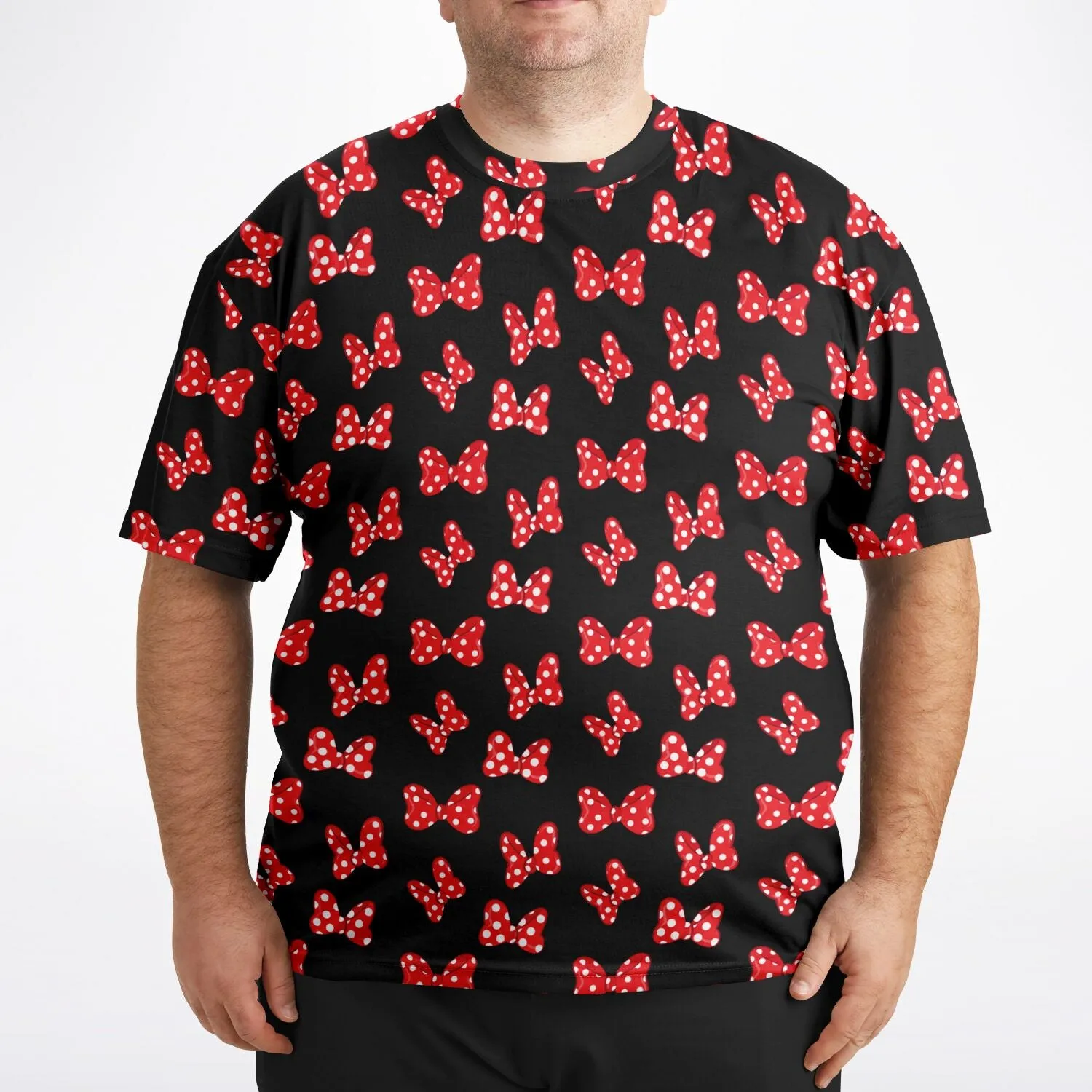 Polka Dot Bows Unisex Plus-size T-Shirt