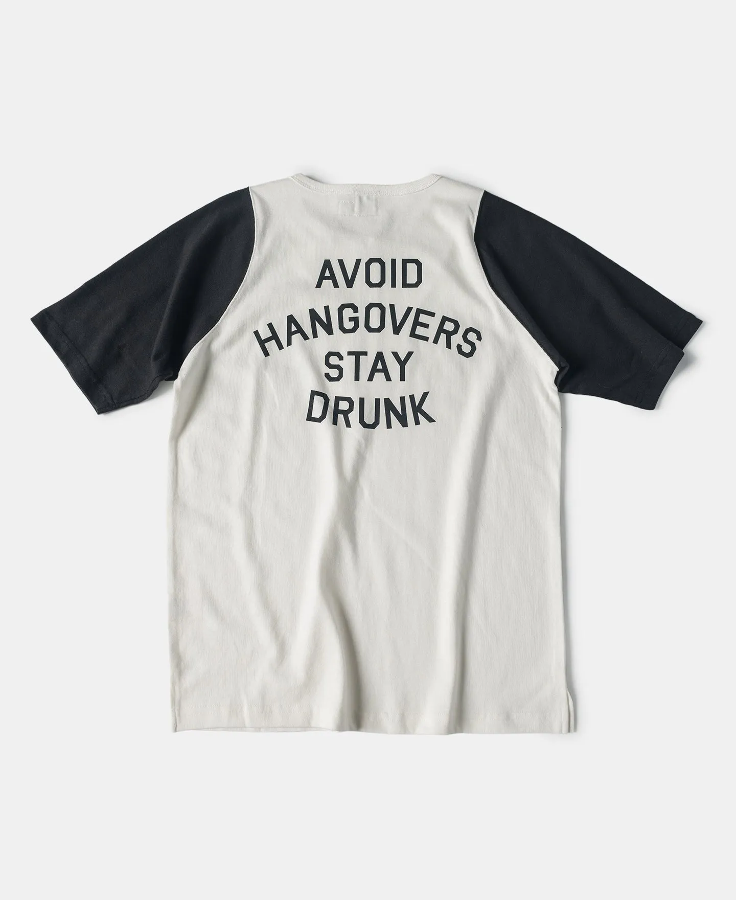 Printed Quarter-Zip Raglan Sleeve Rider T-Shirt - White