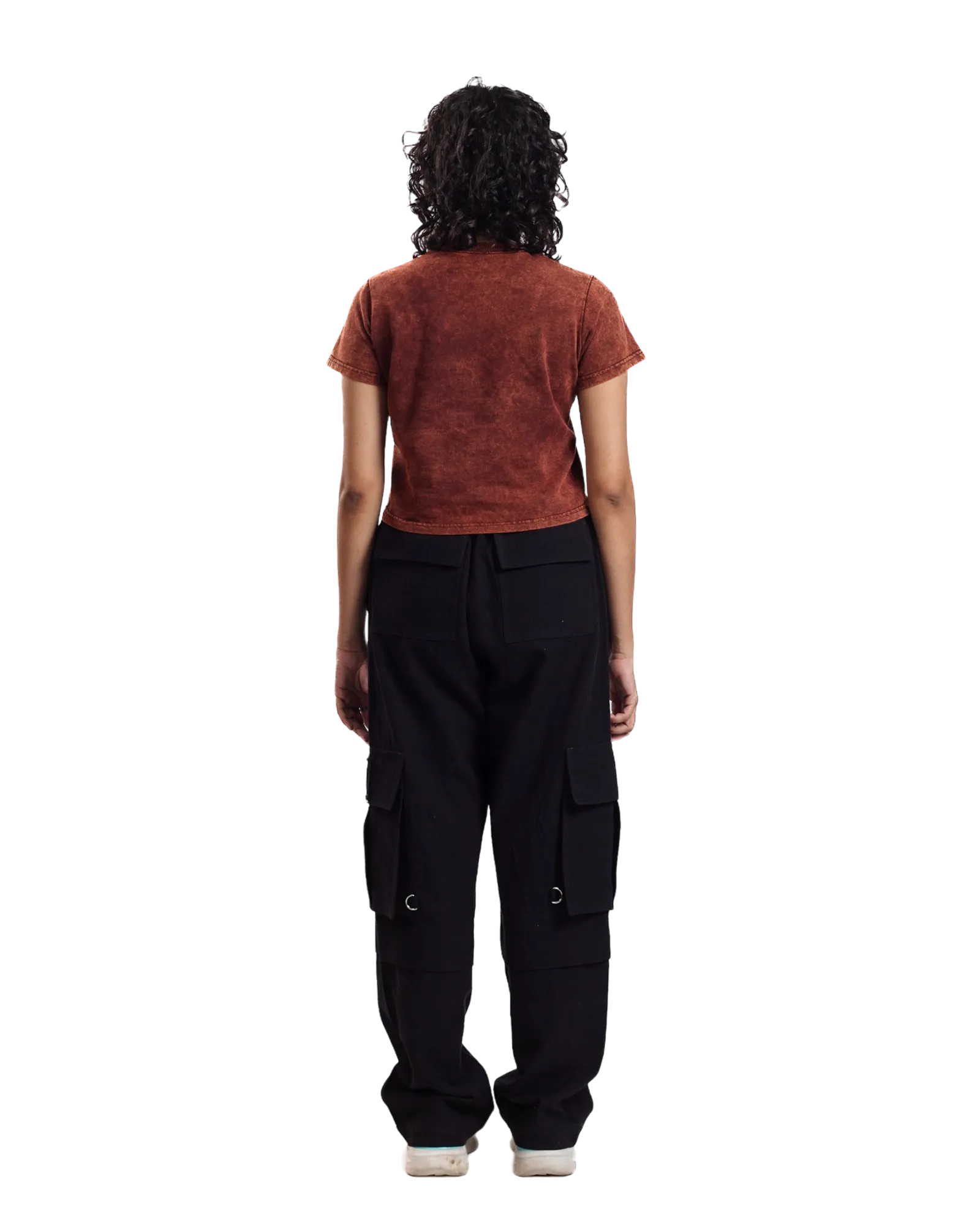 "BURNT SIENNA" CROPPED T-SHIRT