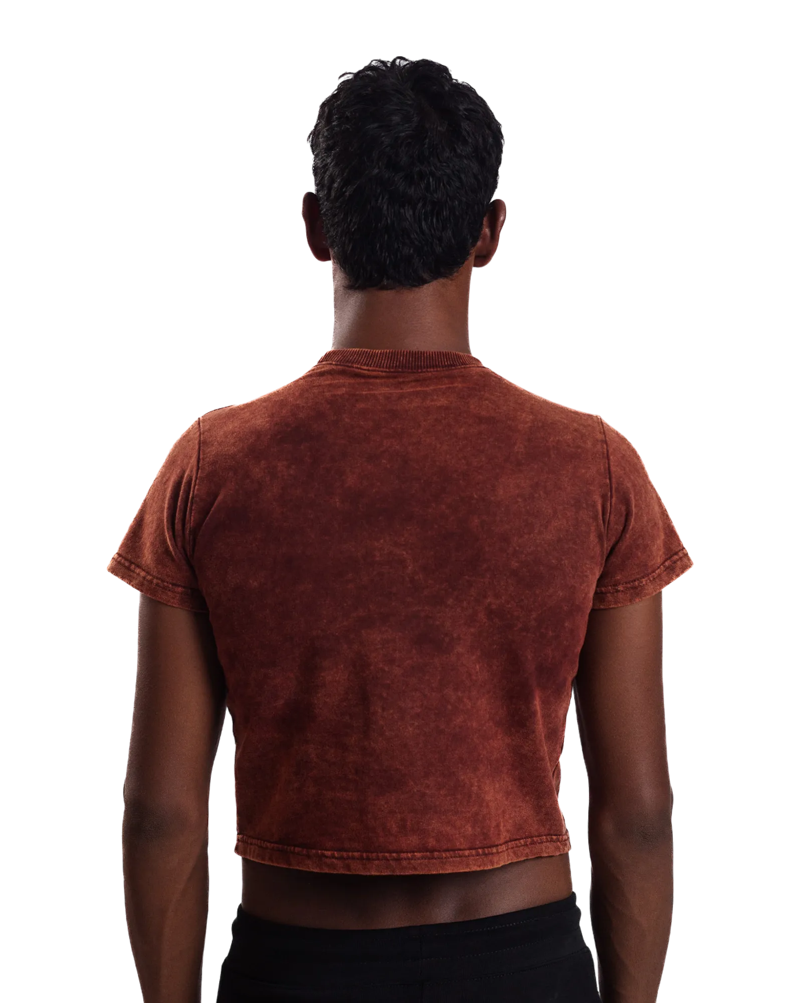 "BURNT SIENNA" CROPPED T-SHIRT