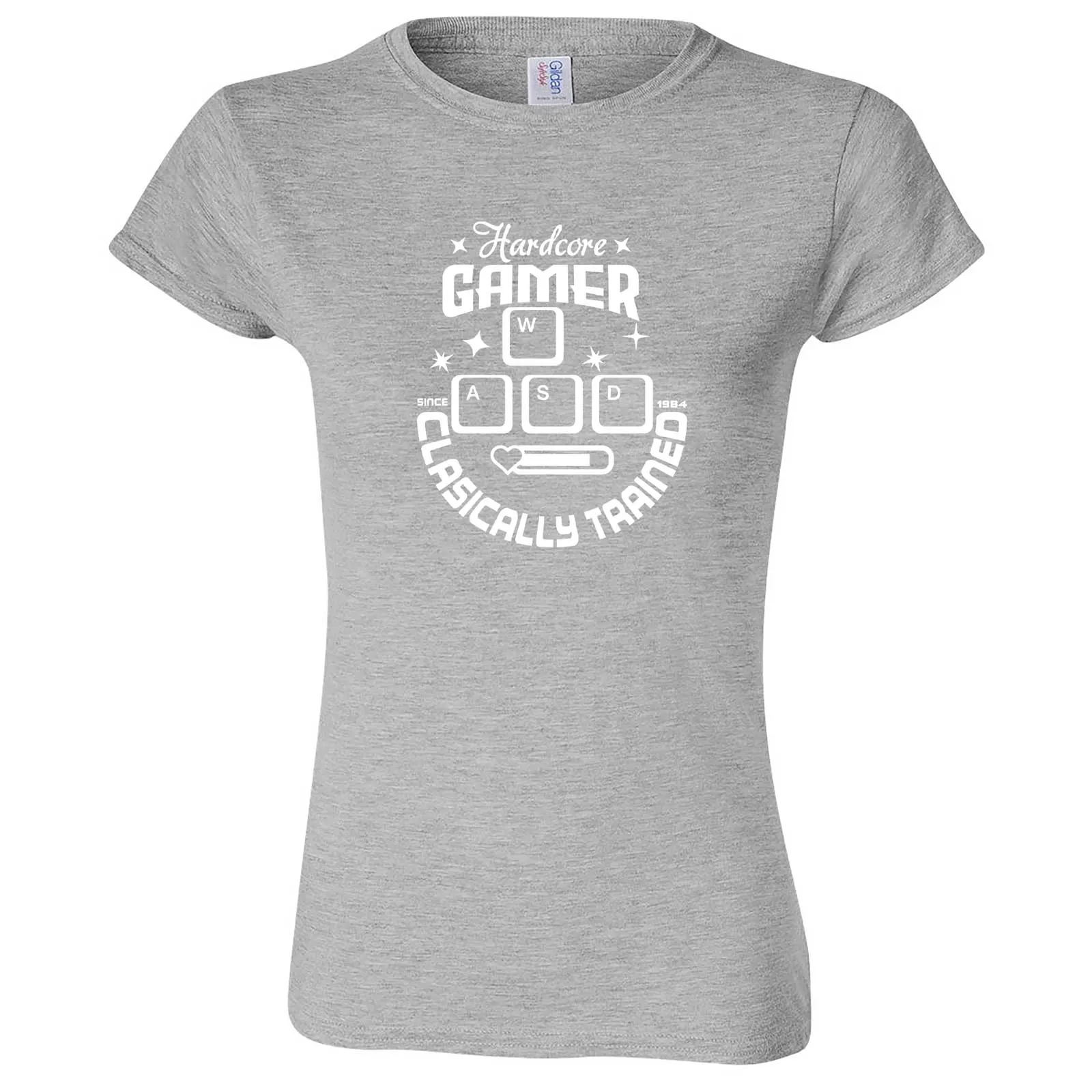 "Hardcore Gamer, Classically Trained" women's t-shirt