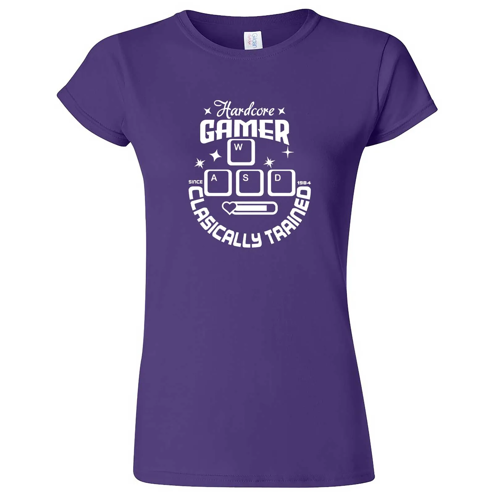"Hardcore Gamer, Classically Trained" women's t-shirt