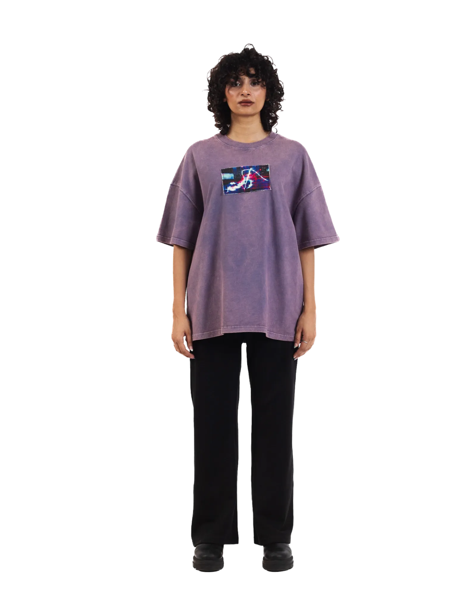 "Lost in Time" Acid Washed Oversized T-Shirt