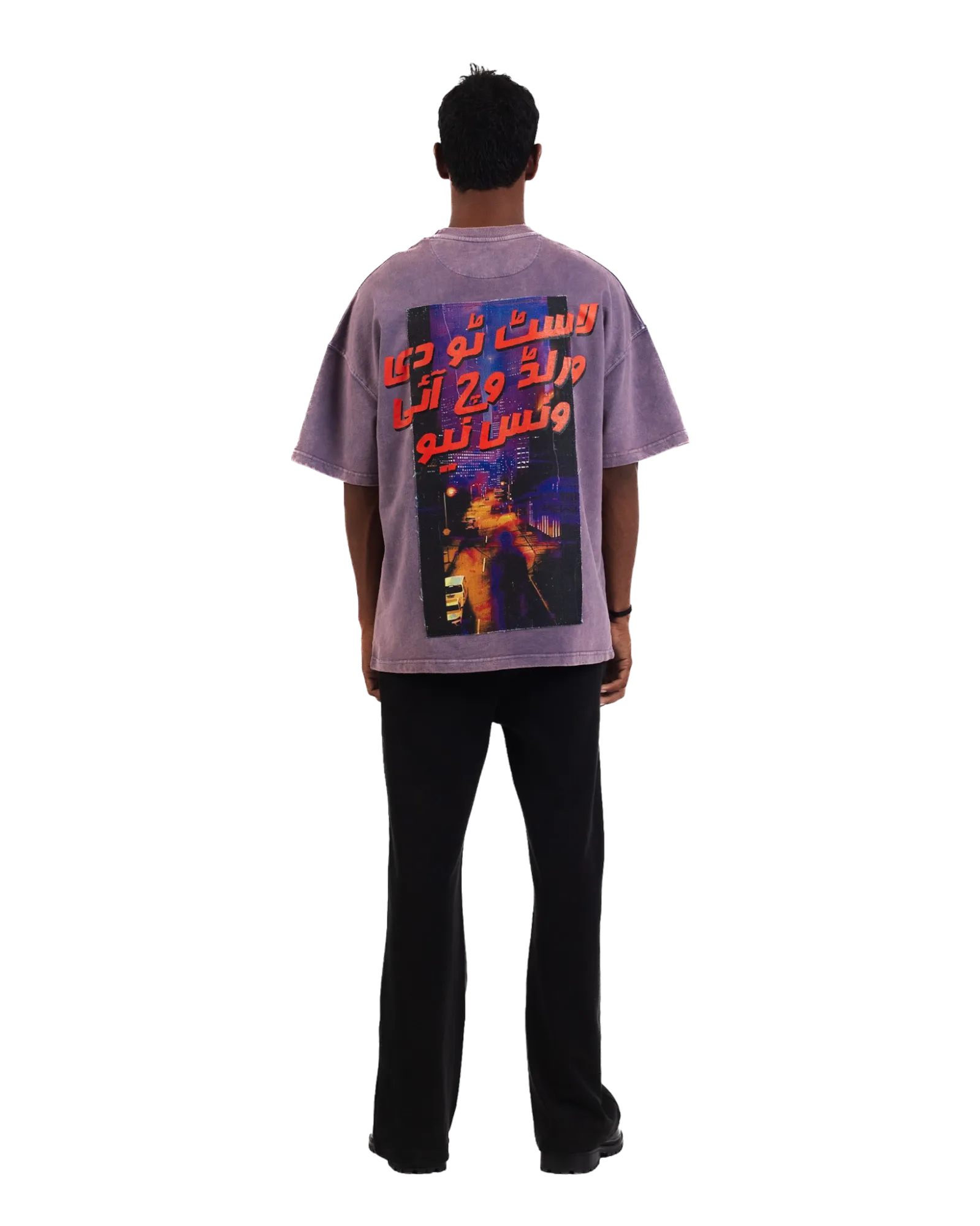 "Lost in Time" Acid Washed Oversized T-Shirt