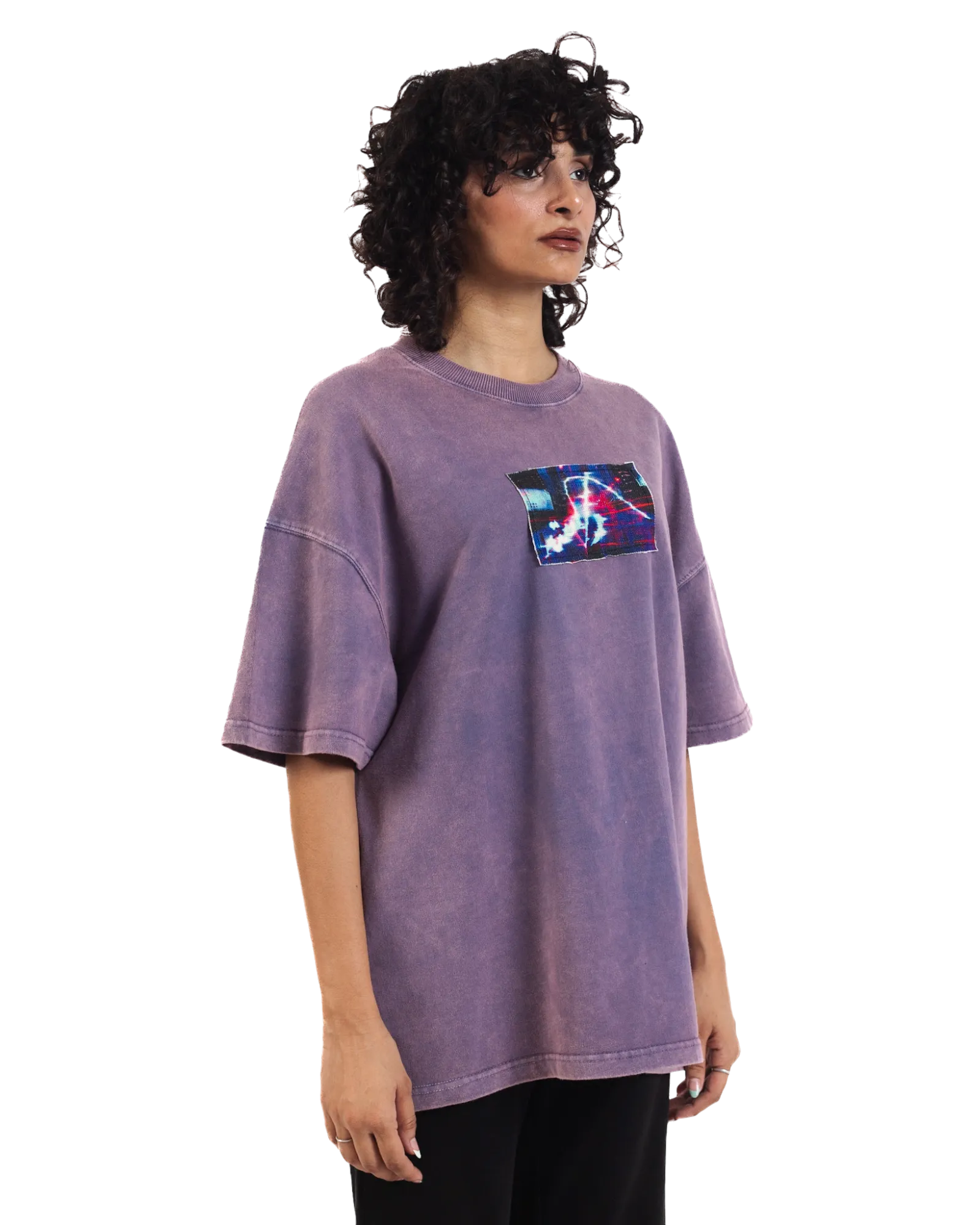 "Lost in Time" Acid Washed Oversized T-Shirt
