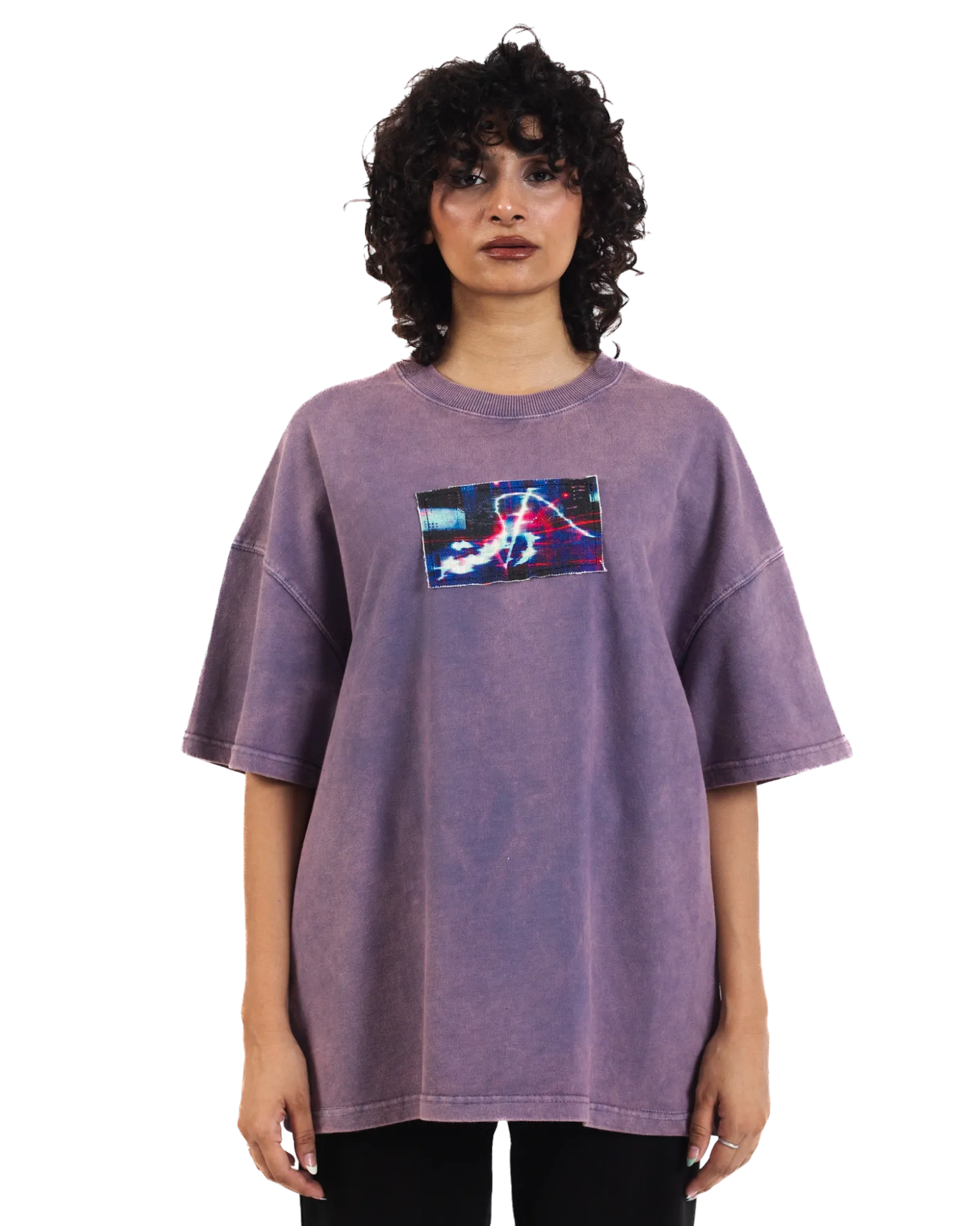 "Lost in Time" Acid Washed Oversized T-Shirt