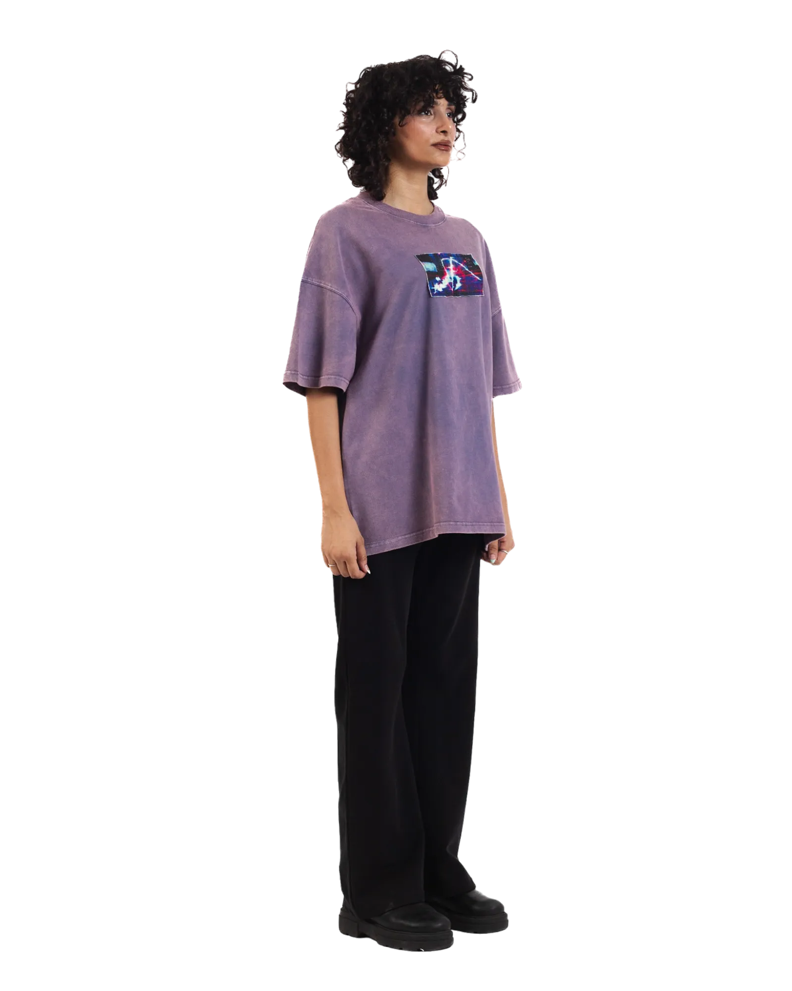 "Lost in Time" Acid Washed Oversized T-Shirt