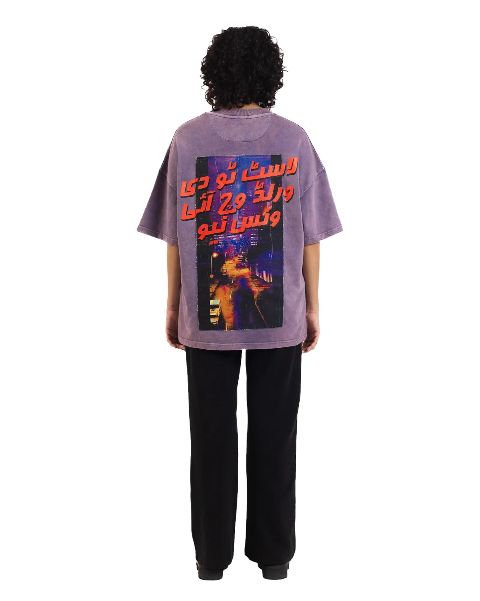 "Lost in Time" Acid Washed Oversized T-Shirt