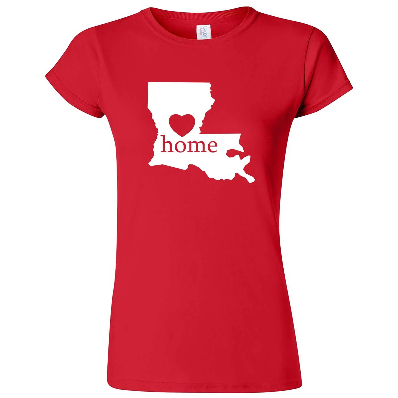 "Louisiana Home State Pride" women's t-shirt