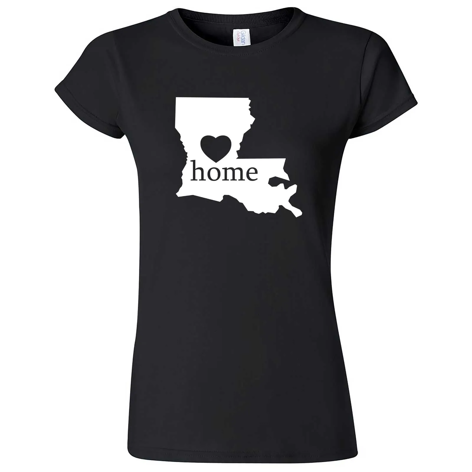 "Louisiana Home State Pride" women's t-shirt