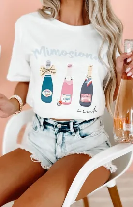 "Mimosional Wreck" Graphic - Multiple Shirt Options (White) - Print On Demand