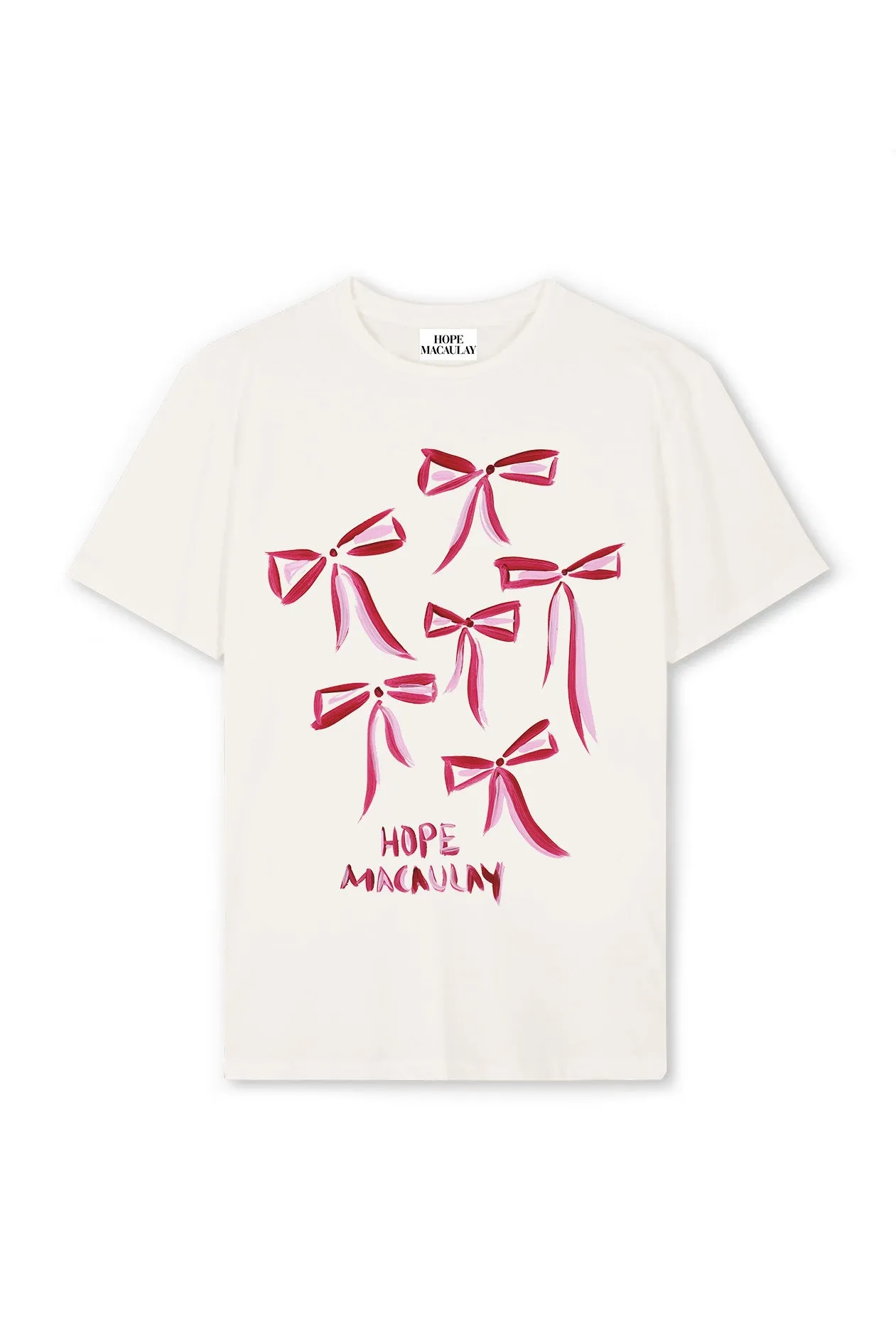 Red Bow Oversized T-shirt