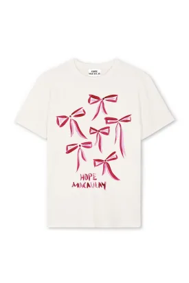 Red Bow Oversized T-shirt