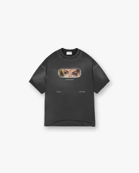 Represent X Duke   Dexter Rearview Mirror T-Shirt - Stained Black
