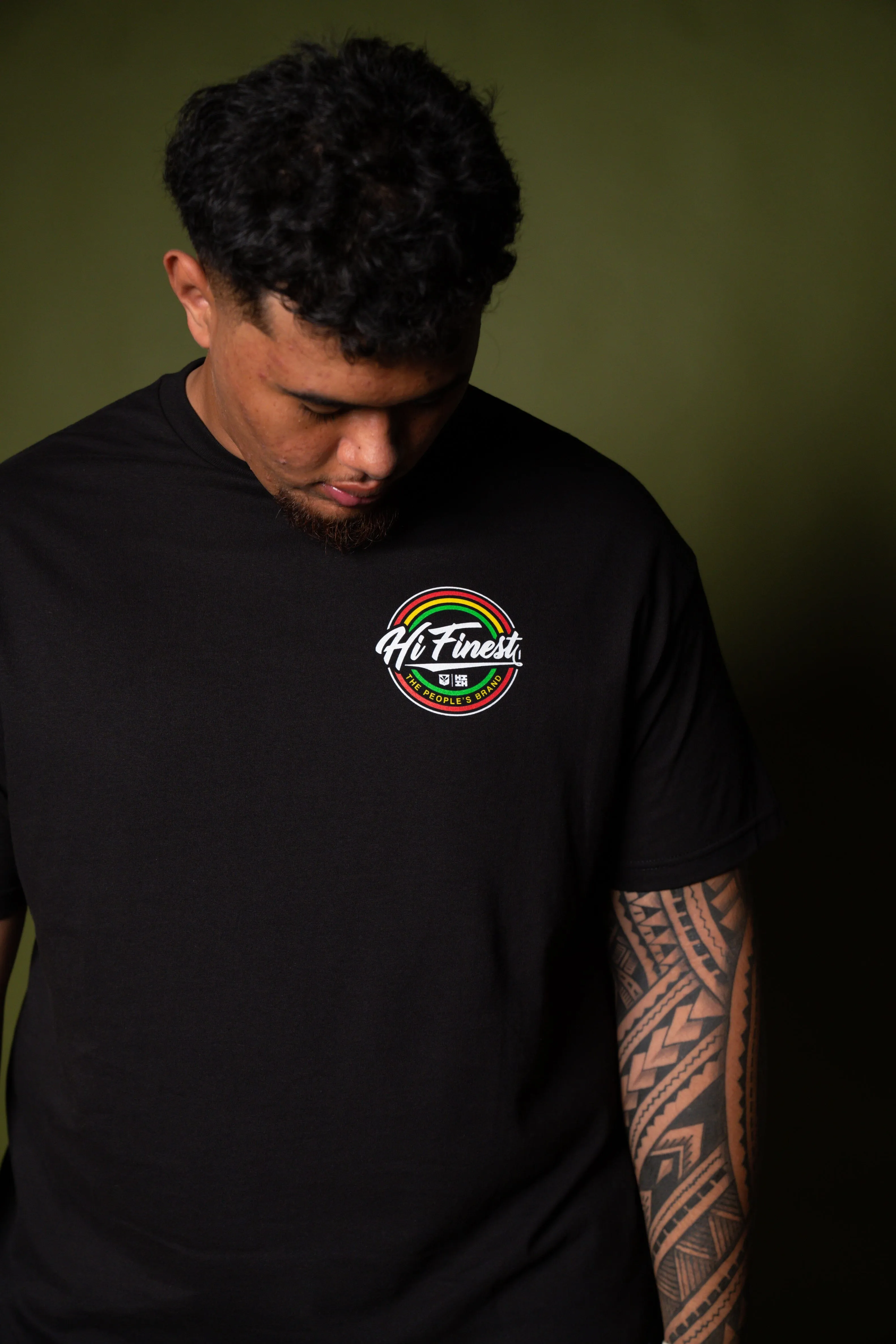RETRO RAINBOW RASTA T-SHIRT (ALL SALES FINAL)