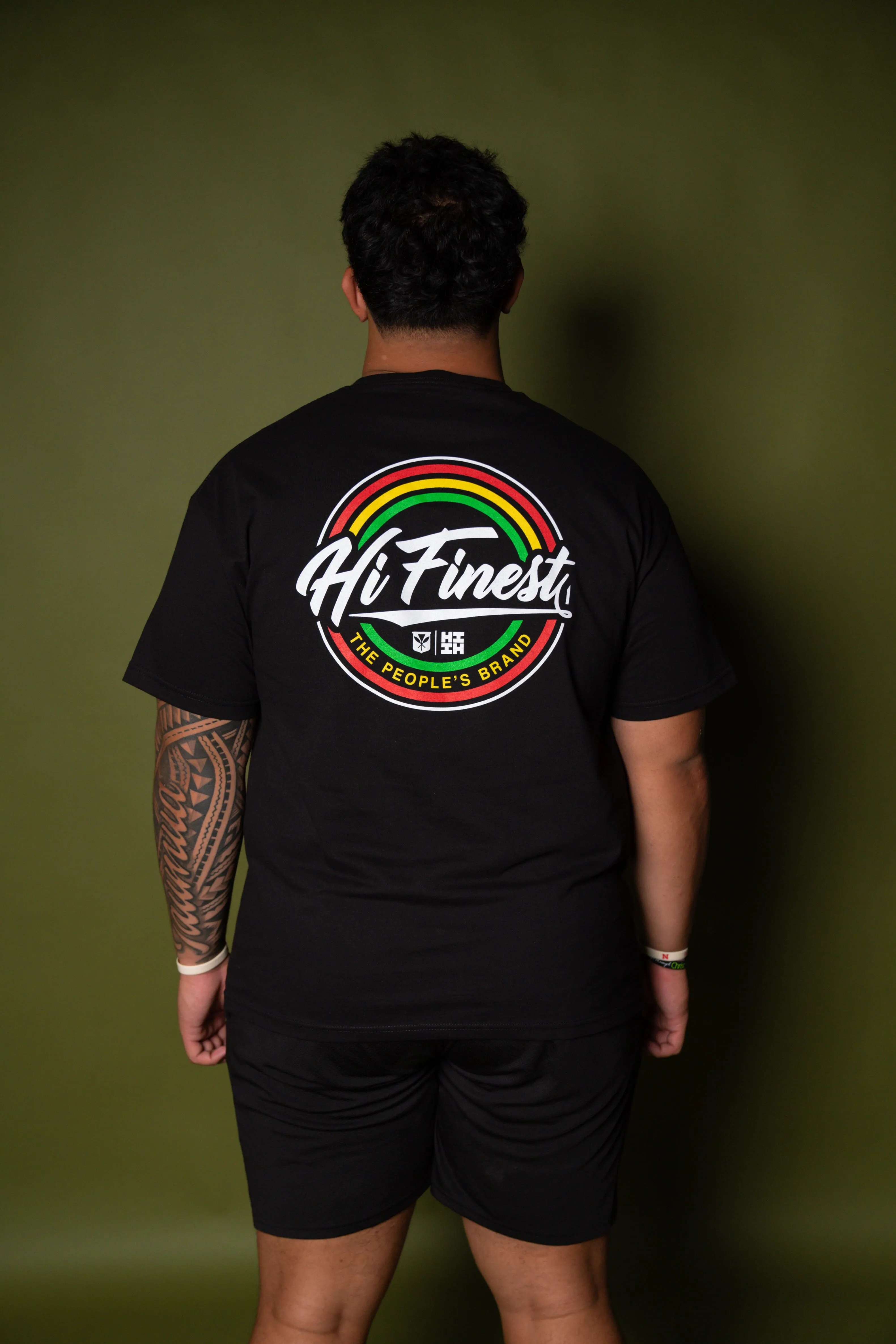 RETRO RAINBOW RASTA T-SHIRT (ALL SALES FINAL)