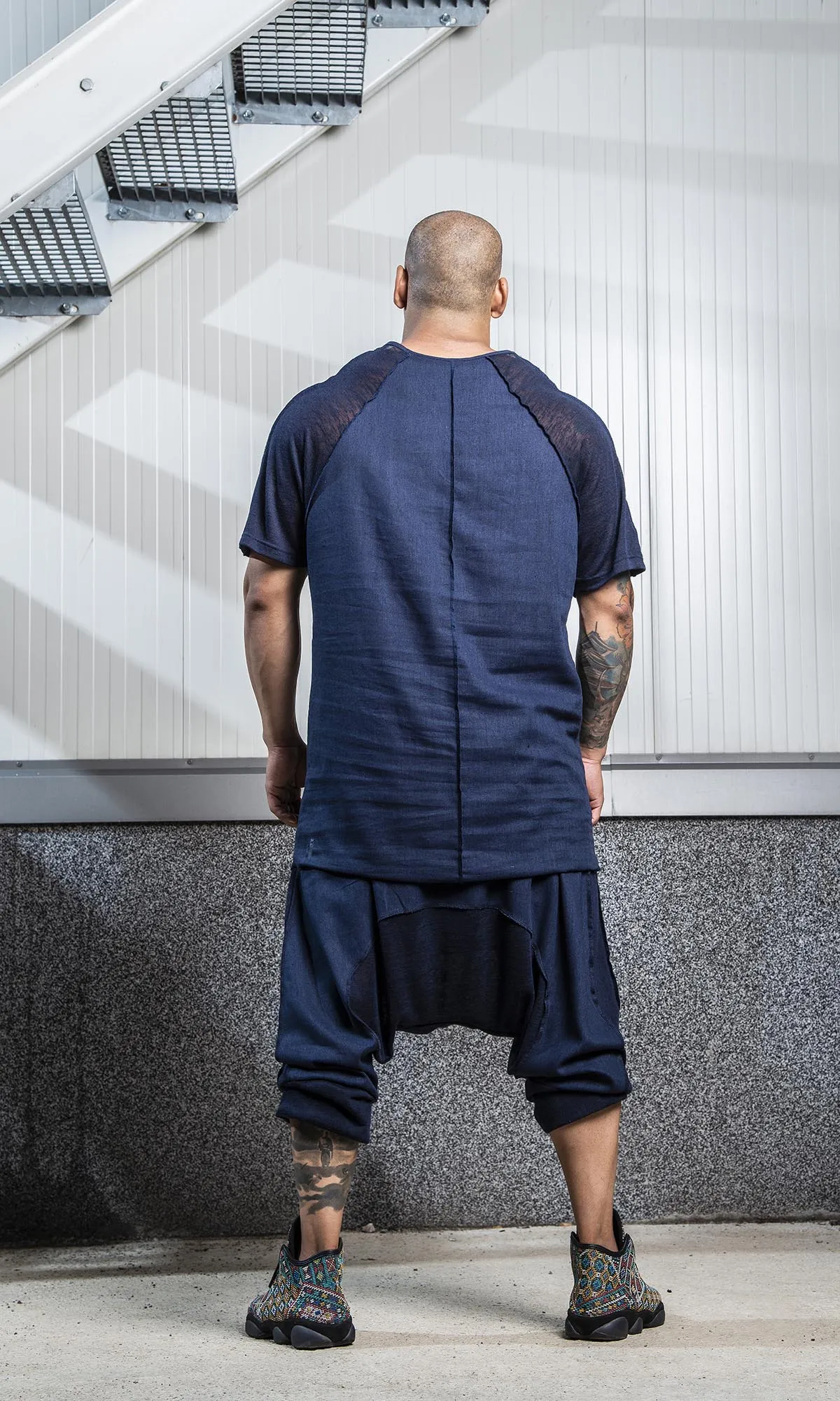 Reversed Seams Linen T-shirt