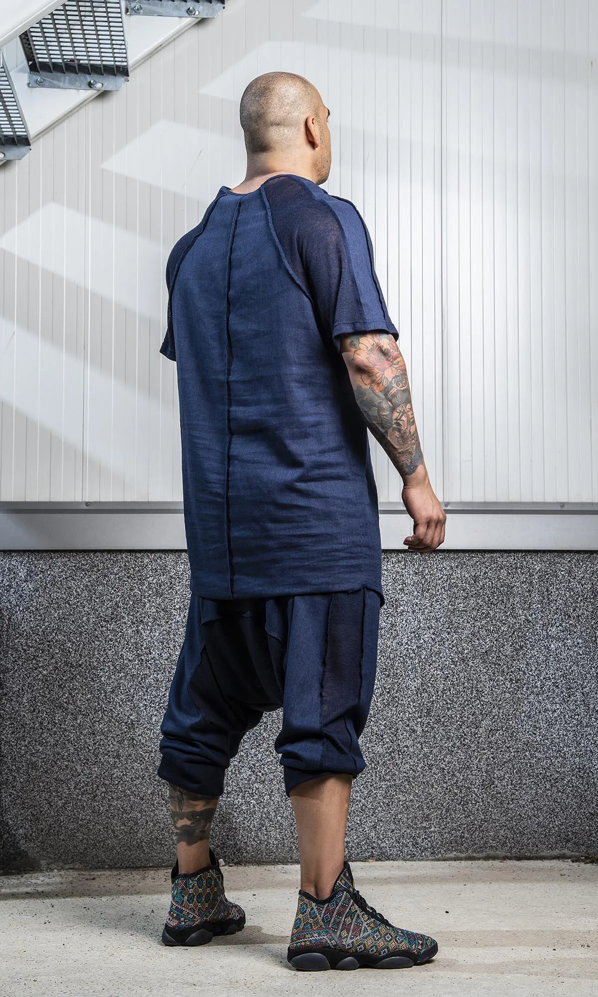 Reversed Seams Linen T-shirt