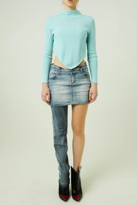 Reversible designer long sleeve