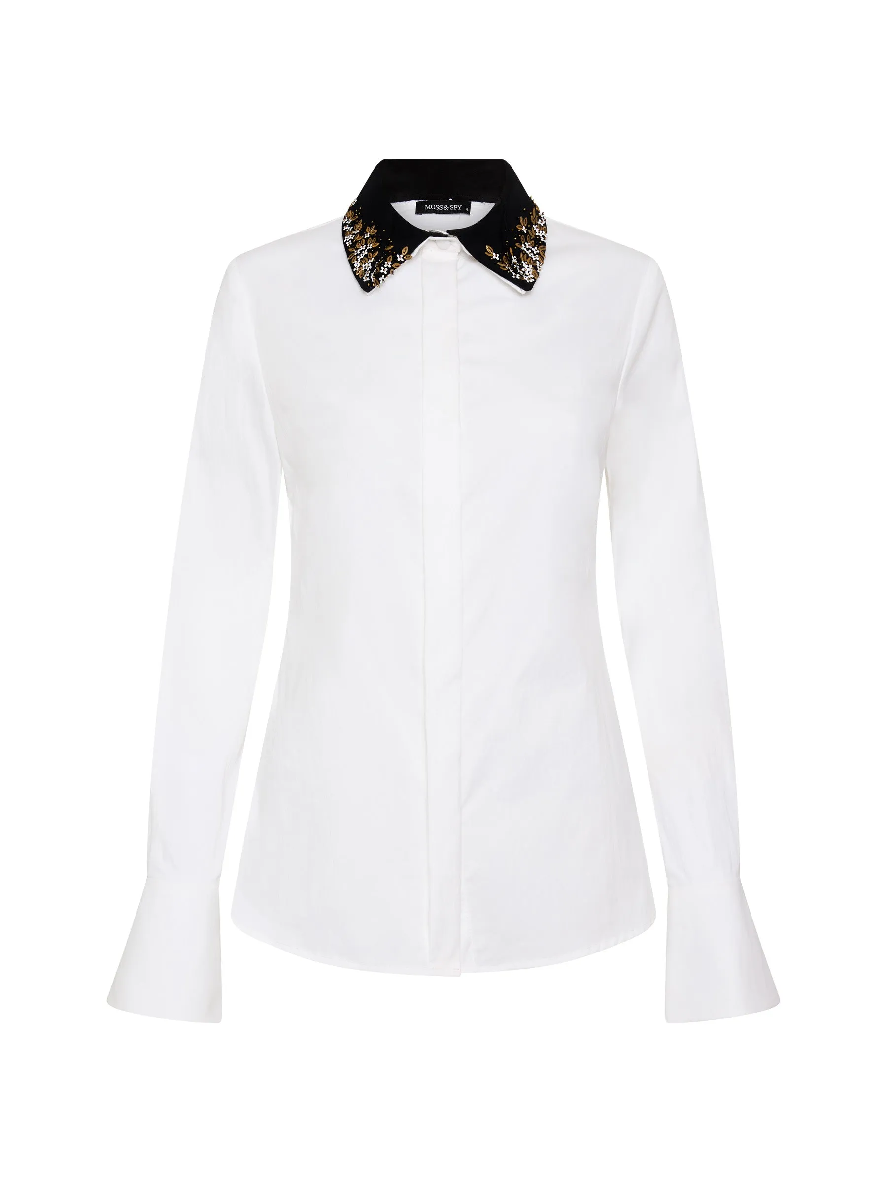 Roulette Shirt - White/Black (Size 12   14 Only)