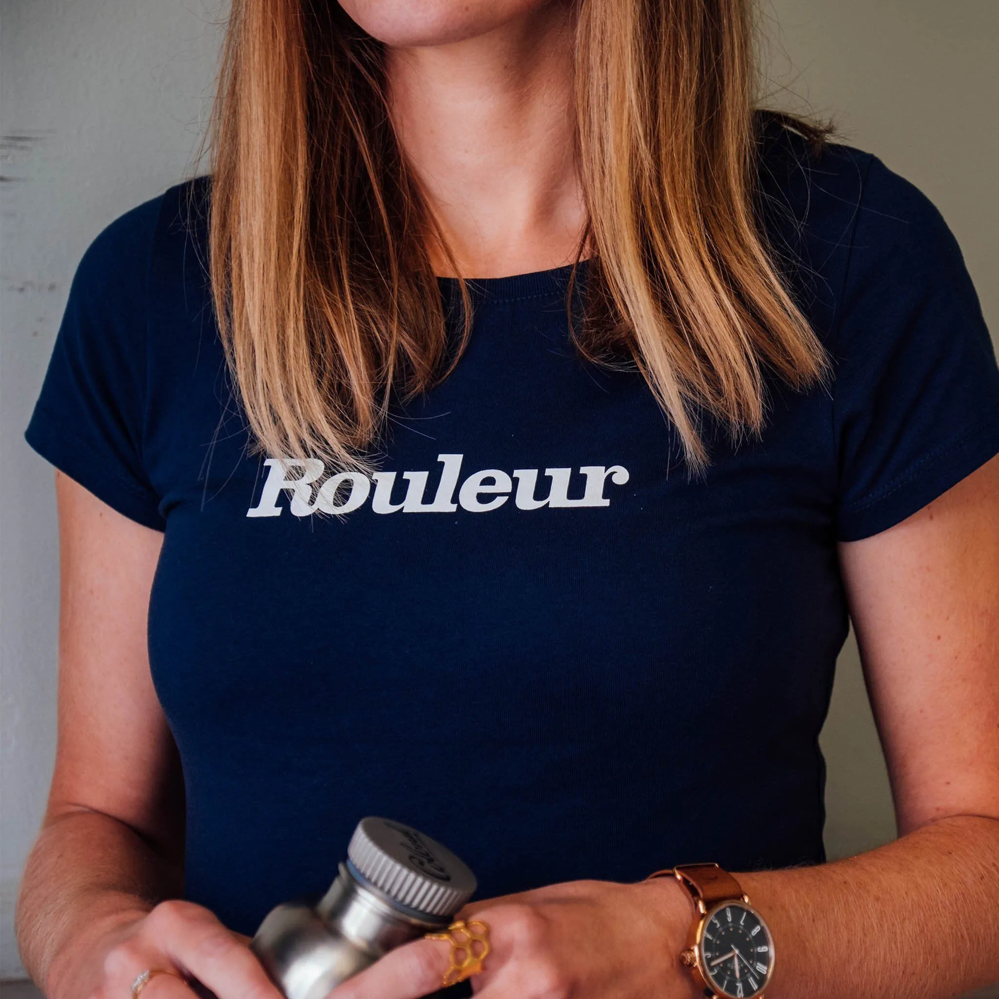 Rouleur Logo Women's T-Shirt - Navy