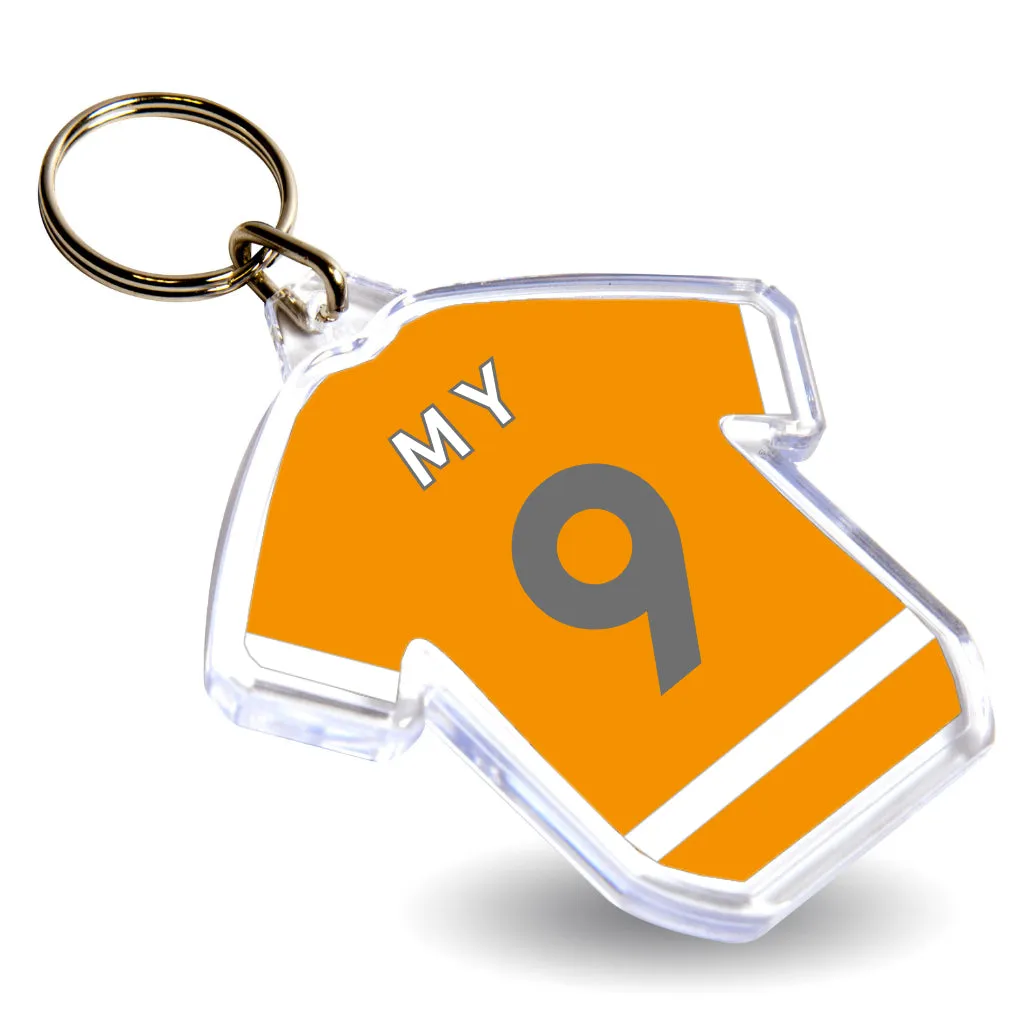 S-Shirt Shaped Blank Plastic Photo Insert Keyring - 60 x 38mm - Pack of 50